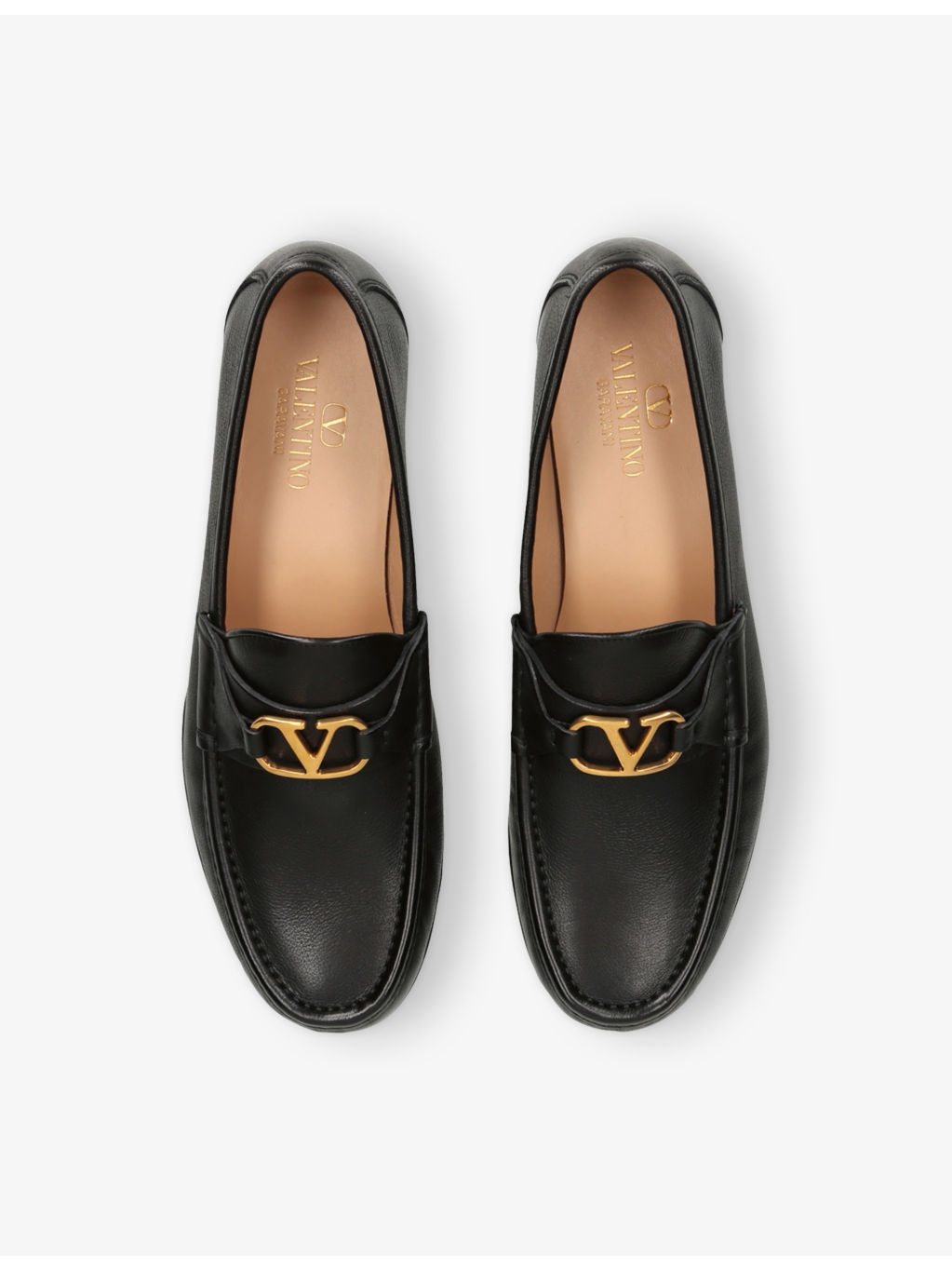 VLogo Leather Loafers - 2