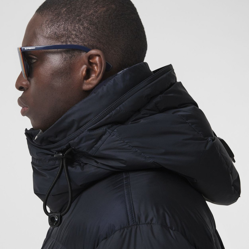 Logo Detail Hooded Puffer Coat 13