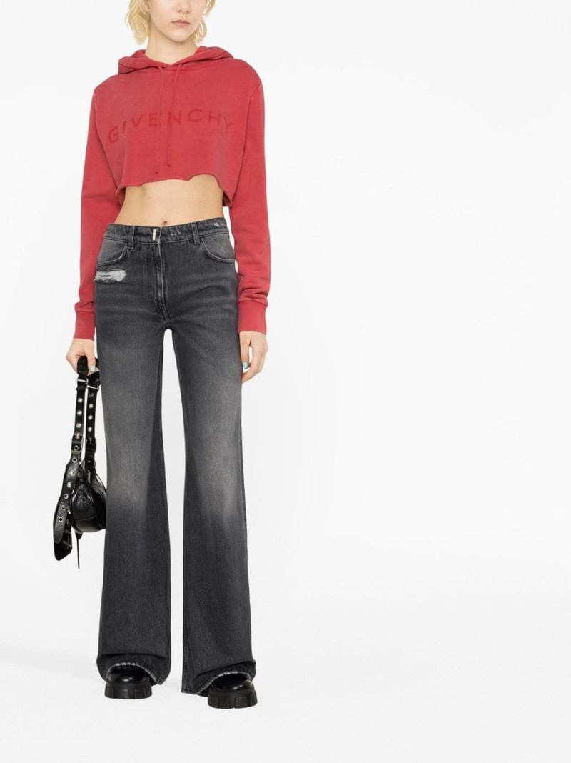 Givenchy mid-rise flared jeans outlook
