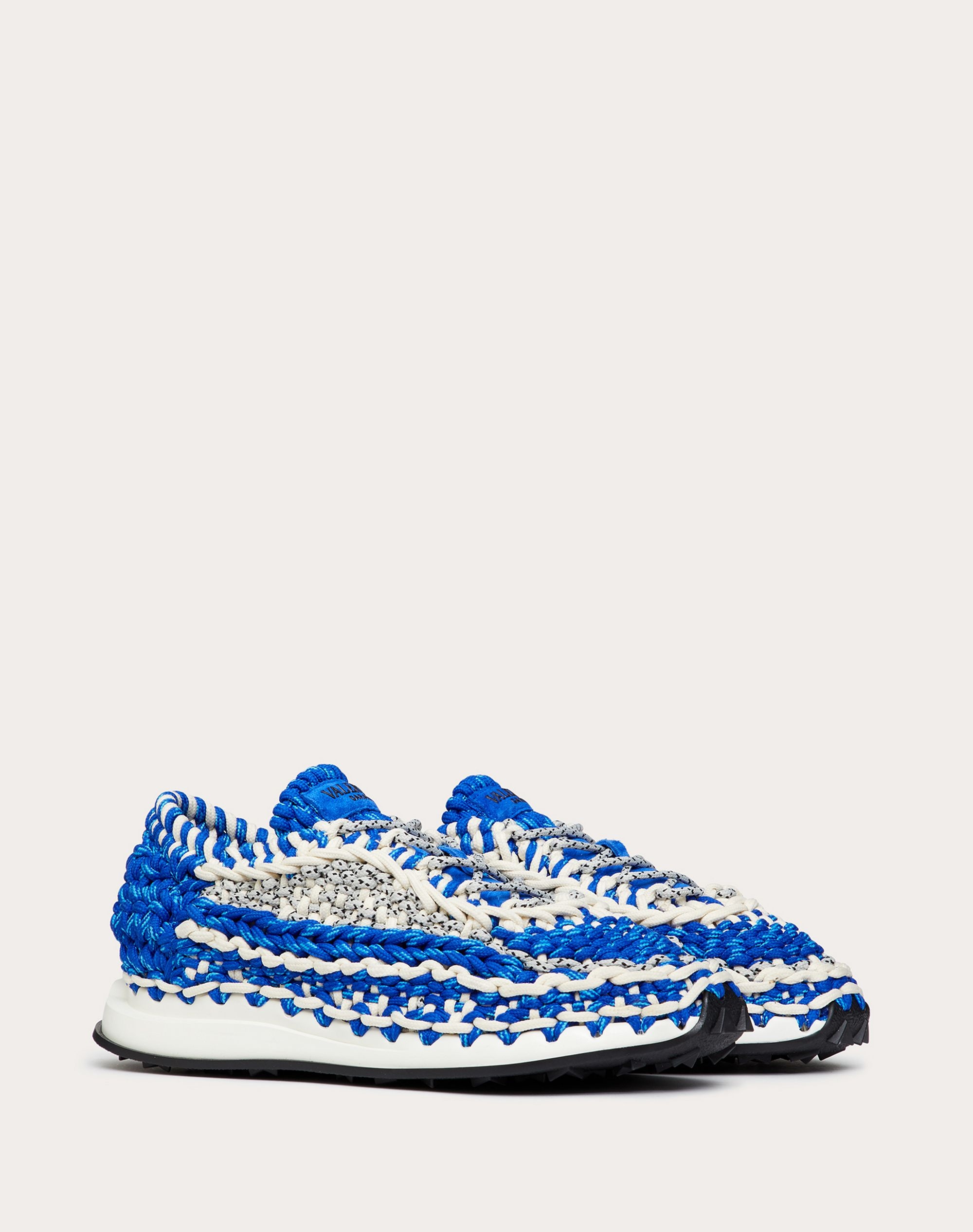 Valentino Garavani Crochet Sneaker in fabric - 2