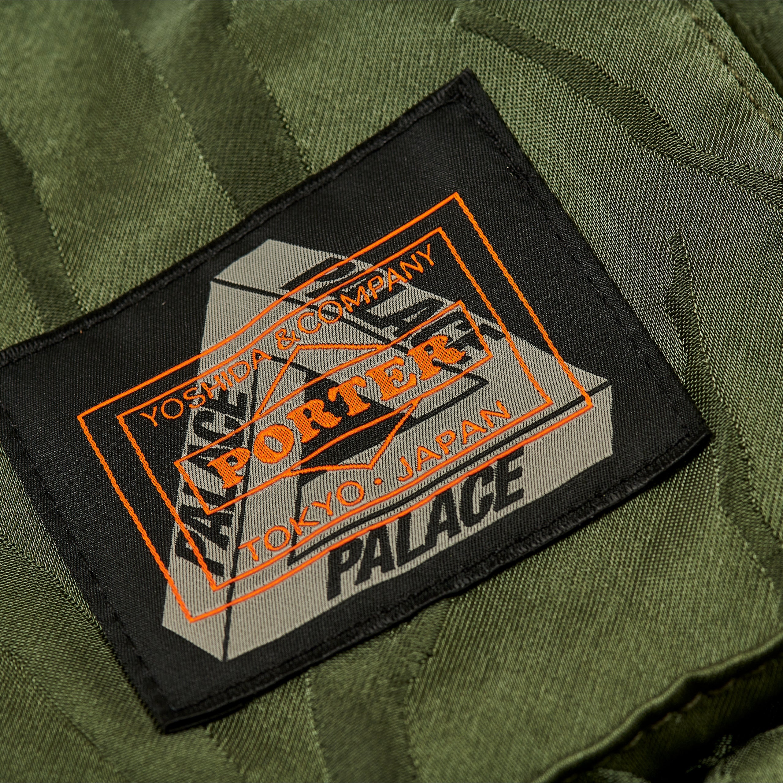 PALACE PORTER BELTER TROUSER OLIVE / JACQUARD - 4