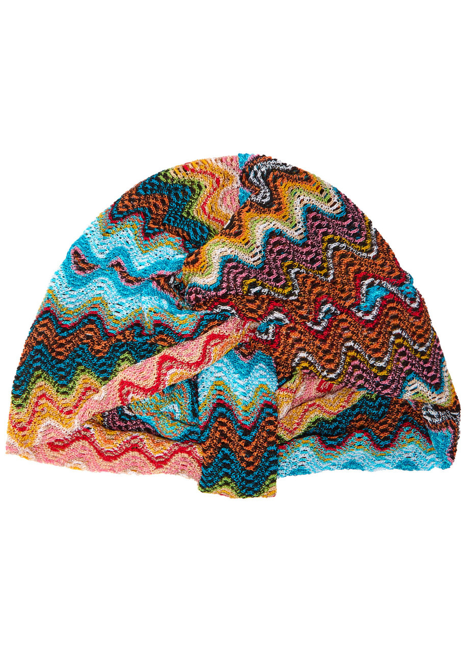 Missoni Zigzag-intarsia Knitted Head Wrap - 1