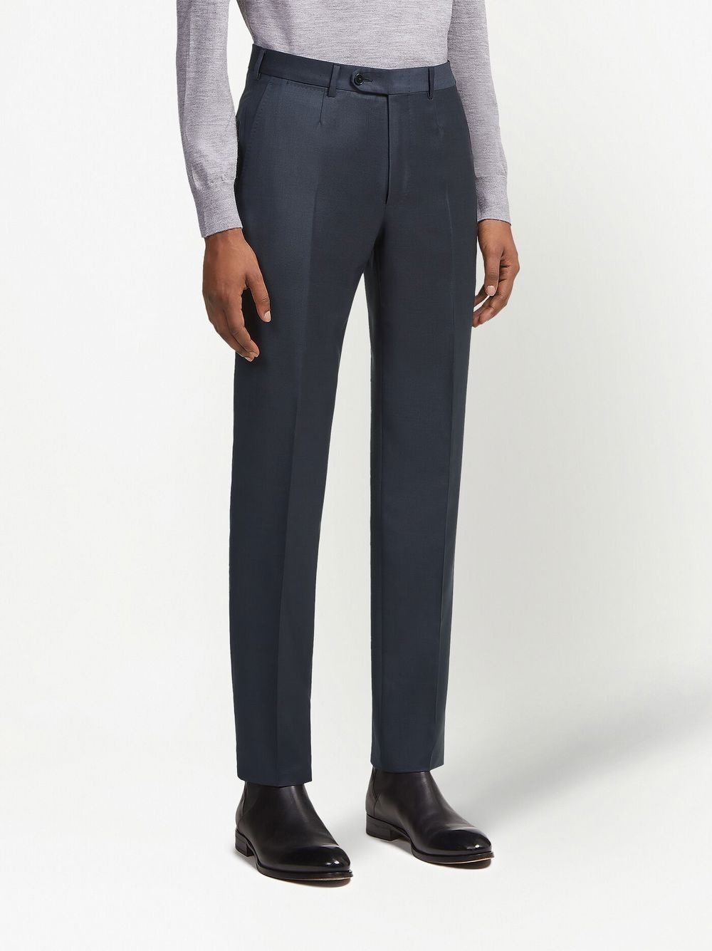 Trofeo single-breasted wool suit - 4