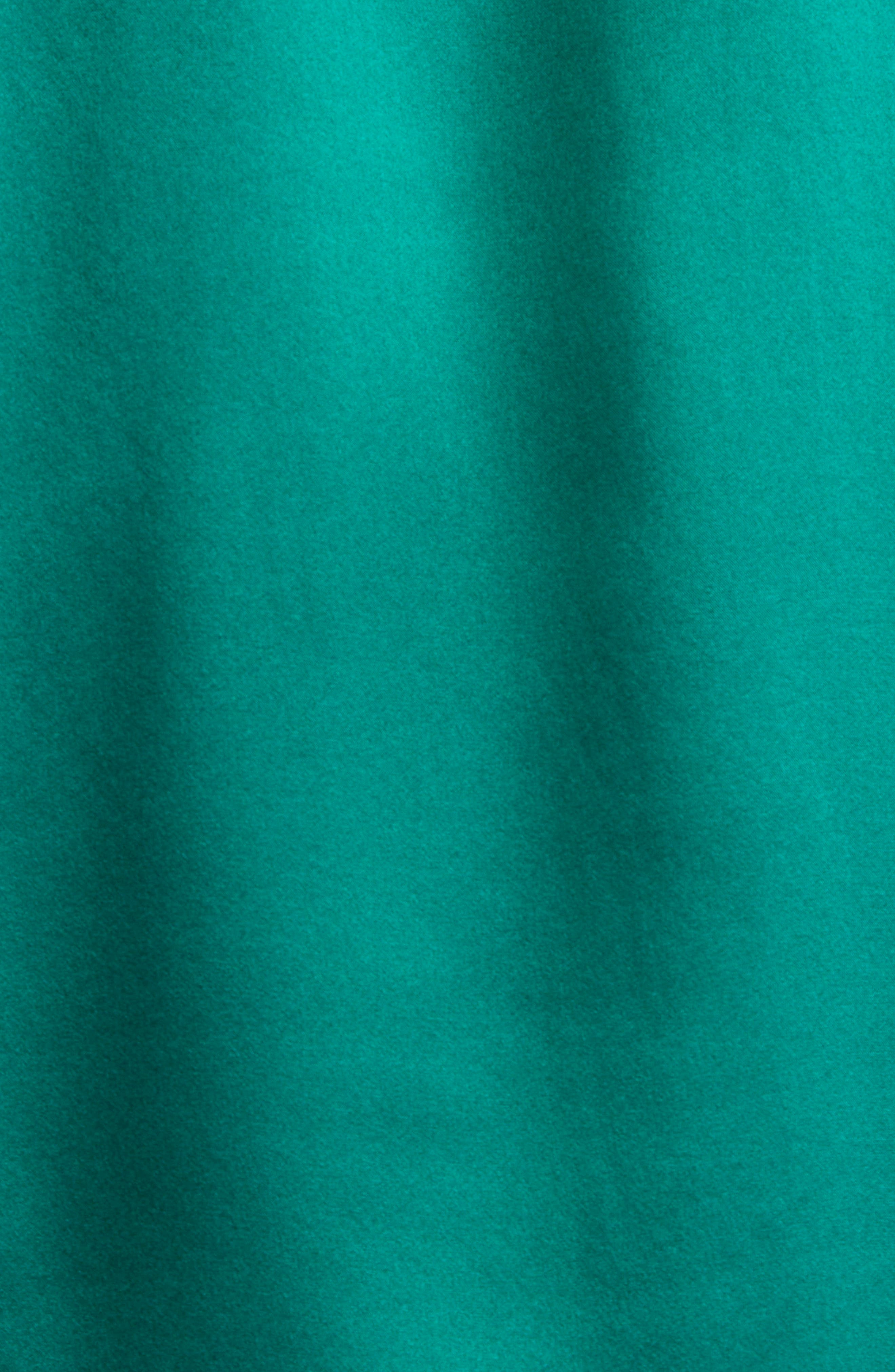 L'AGENCE Dani Silk Charmeuse Blouse in Bottle Green at Nordstrom - 6