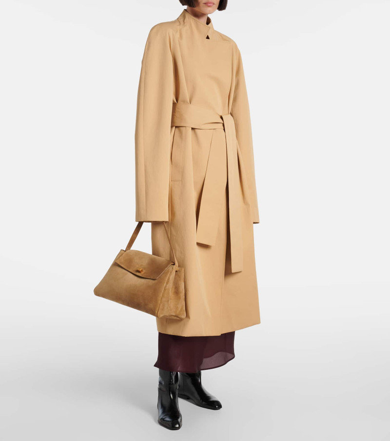 KHAITE Lagden cotton gabardine coat outlook