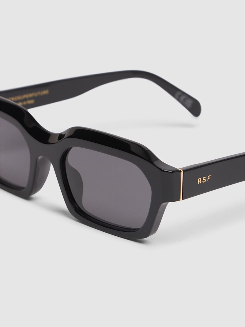Boletus squared black acetate sunglasses - 4