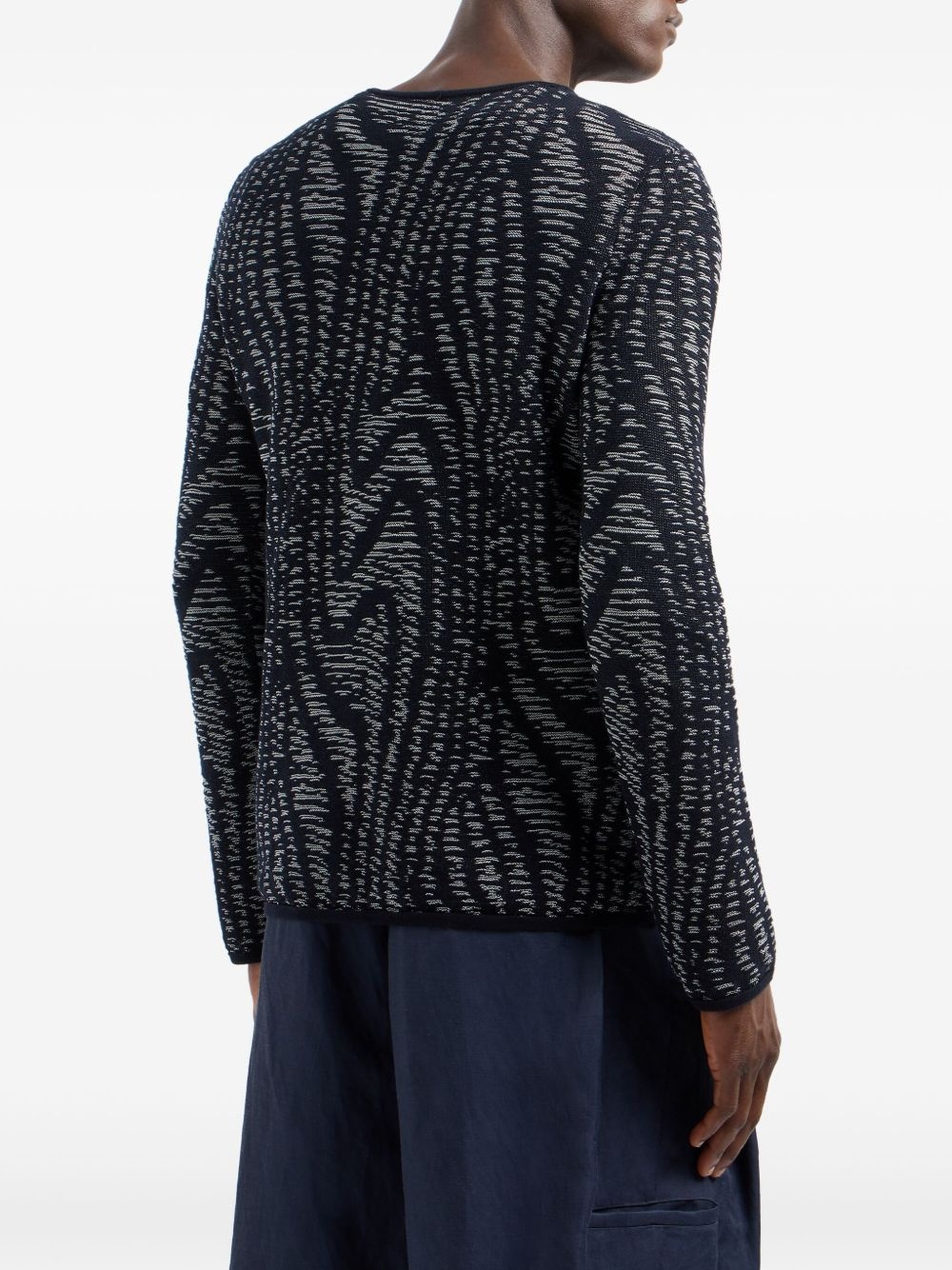abstract pattern sweater - 3