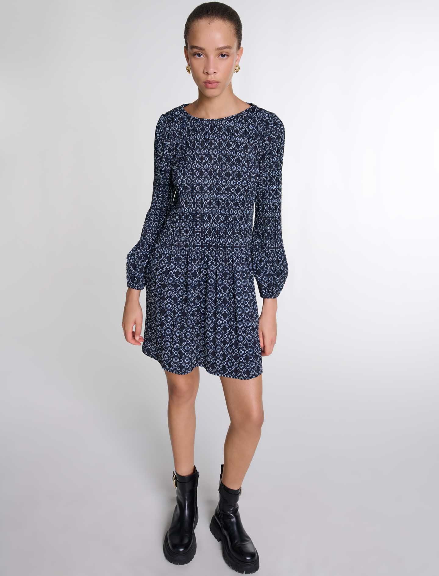 Short Clover motif dress - 5