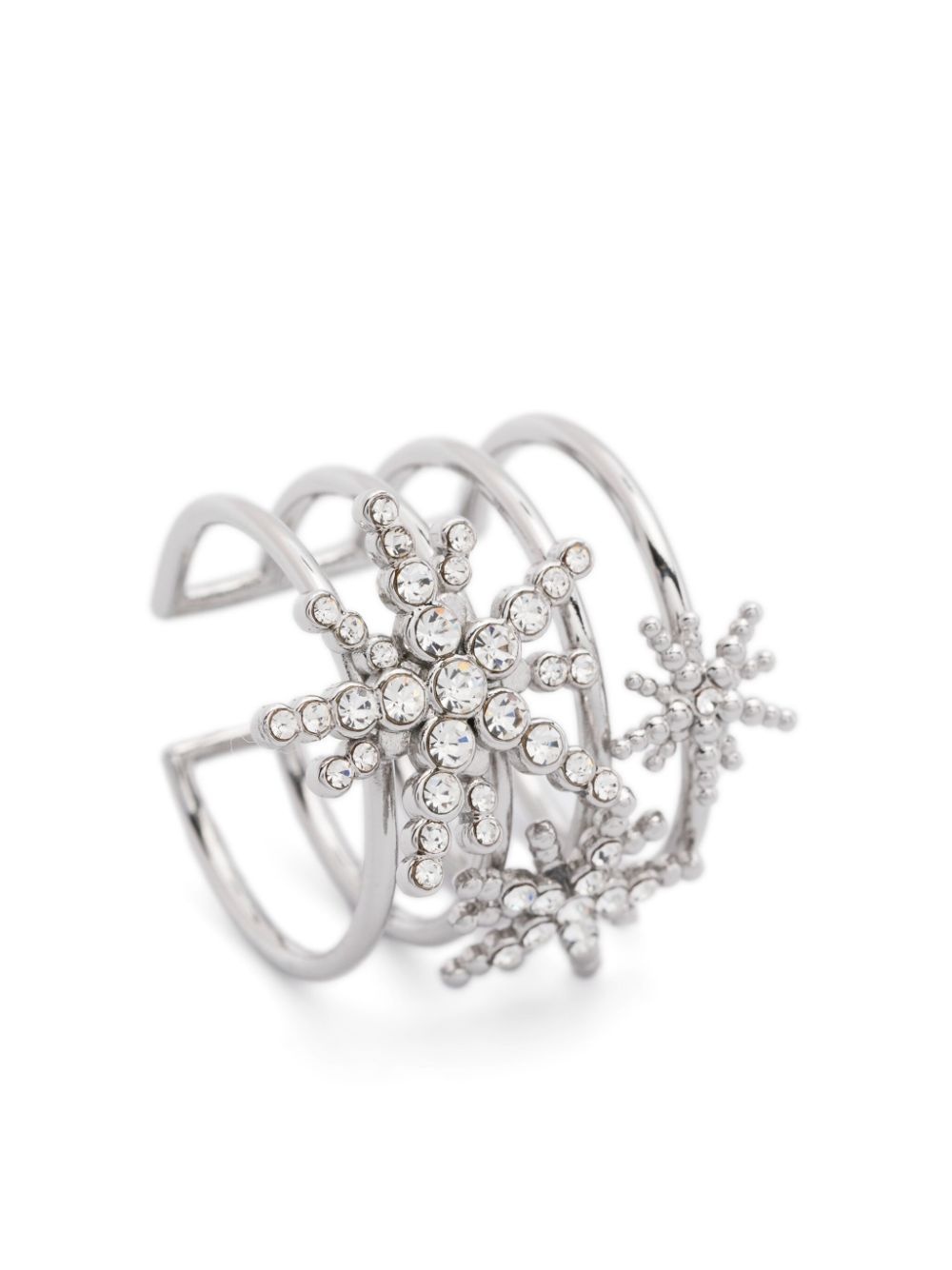 crystal-detail ring - 3