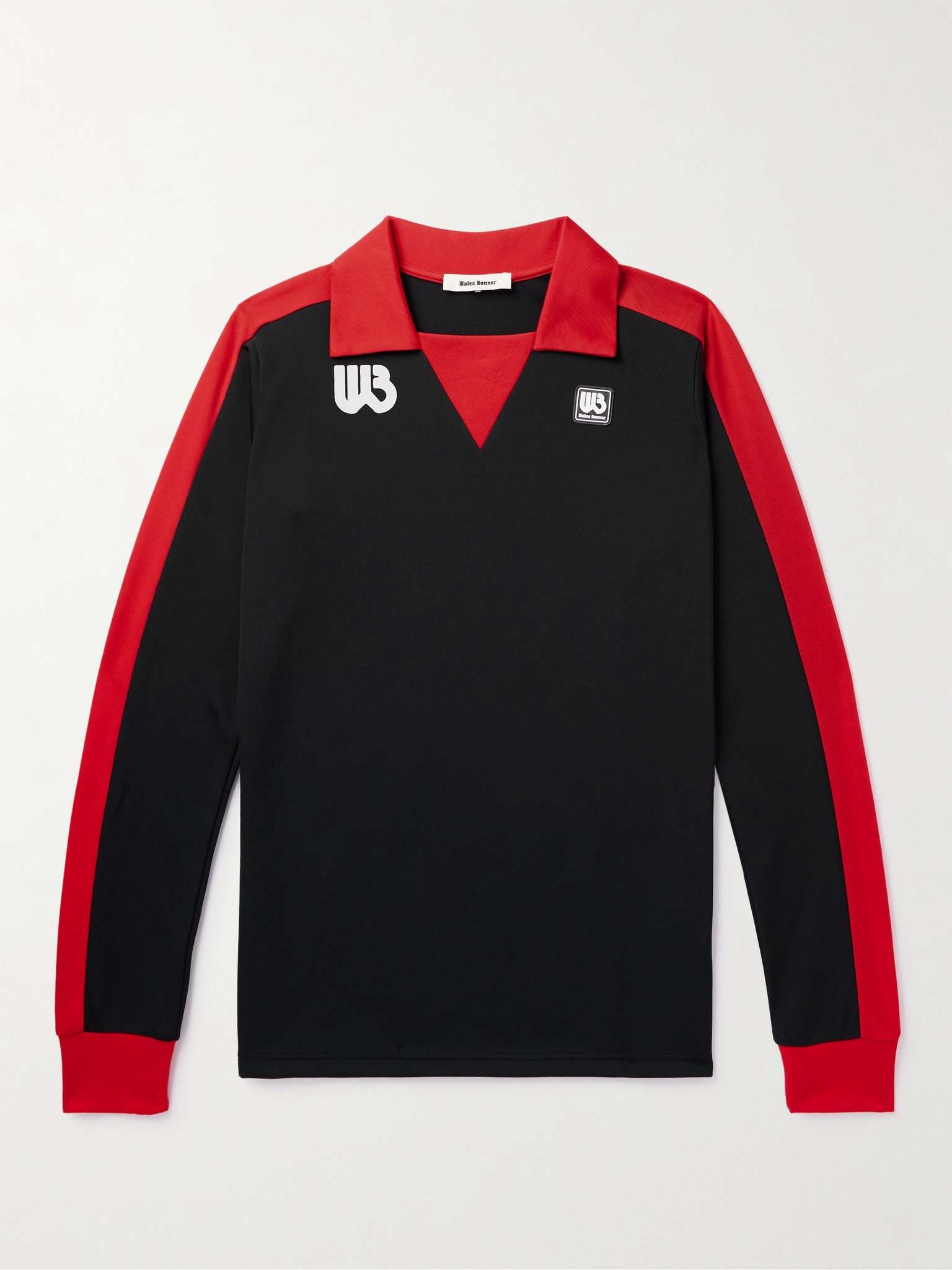 Logo-Embellished Striped Jersey T-Shirt - 1