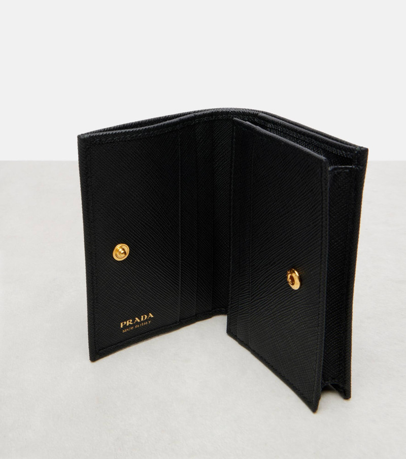 Prada Saffiano Small leather wallet outlook