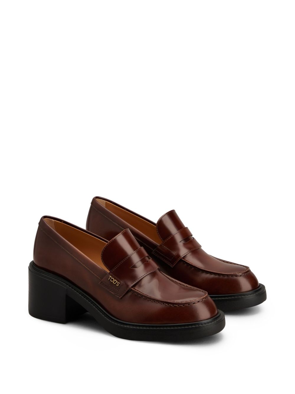 60mm leather loafers - 2