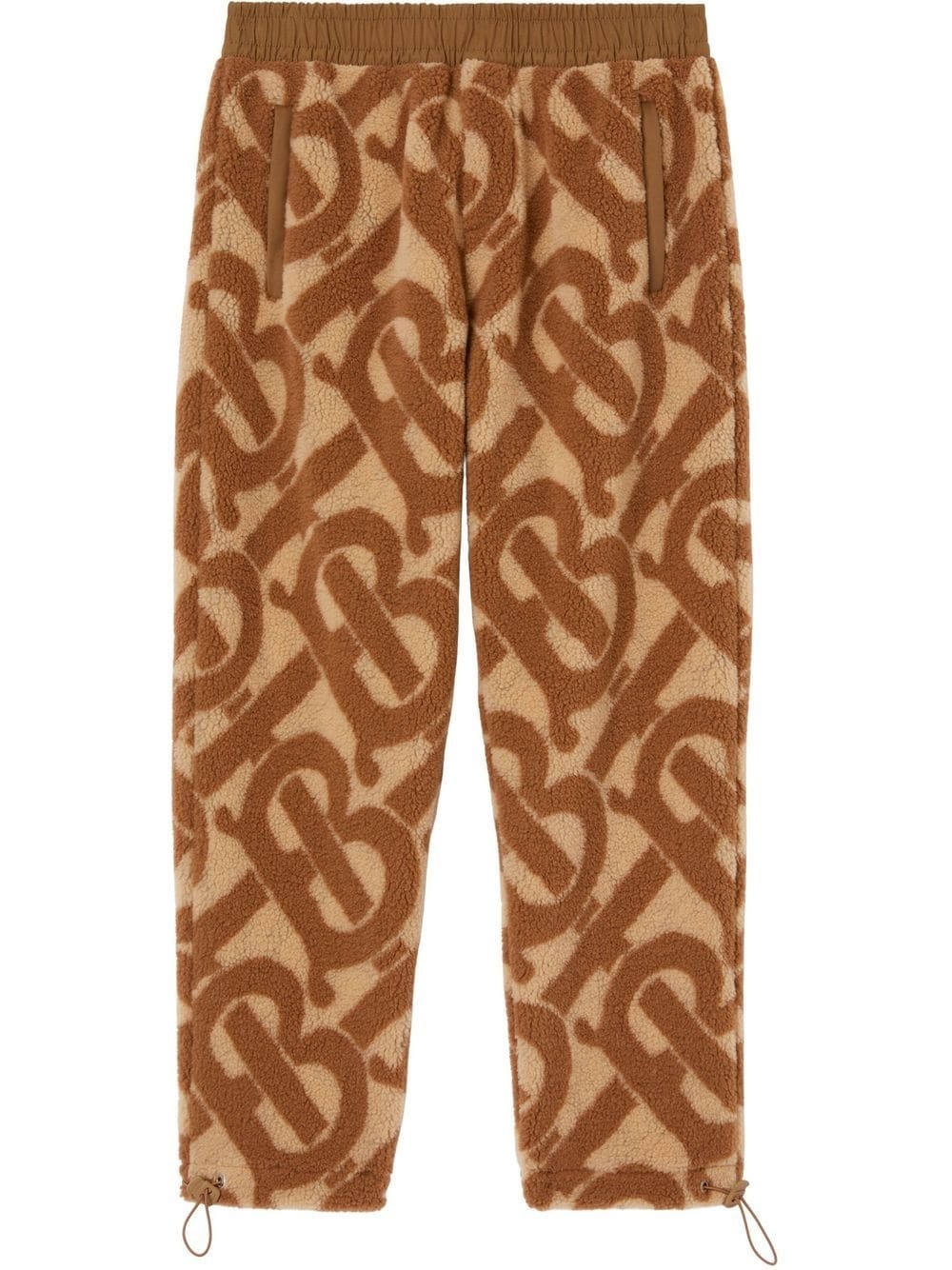 monogram fleece jacquard track pants - 1