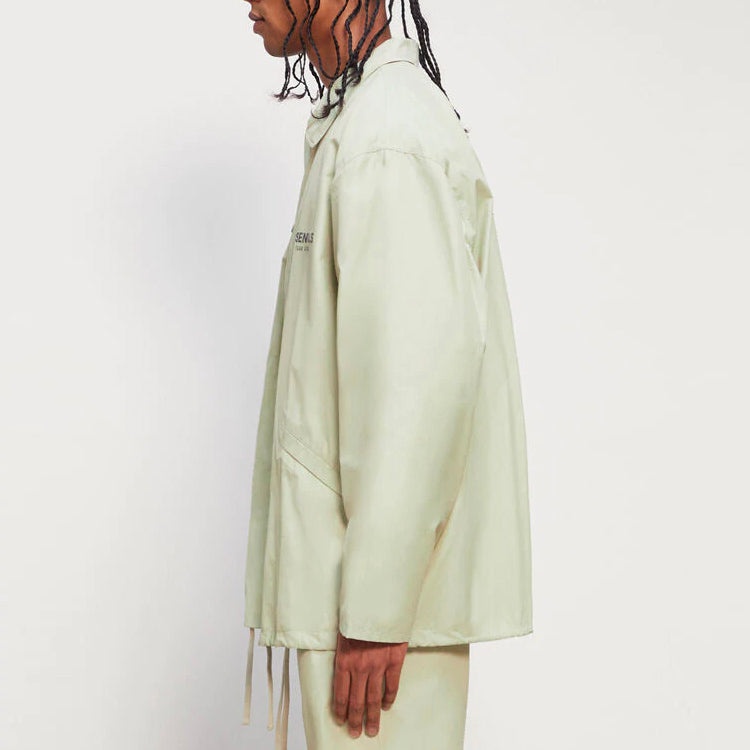 Fear of God Essentials FW20 Coach Jacket Sage 0202250500022012 - 6