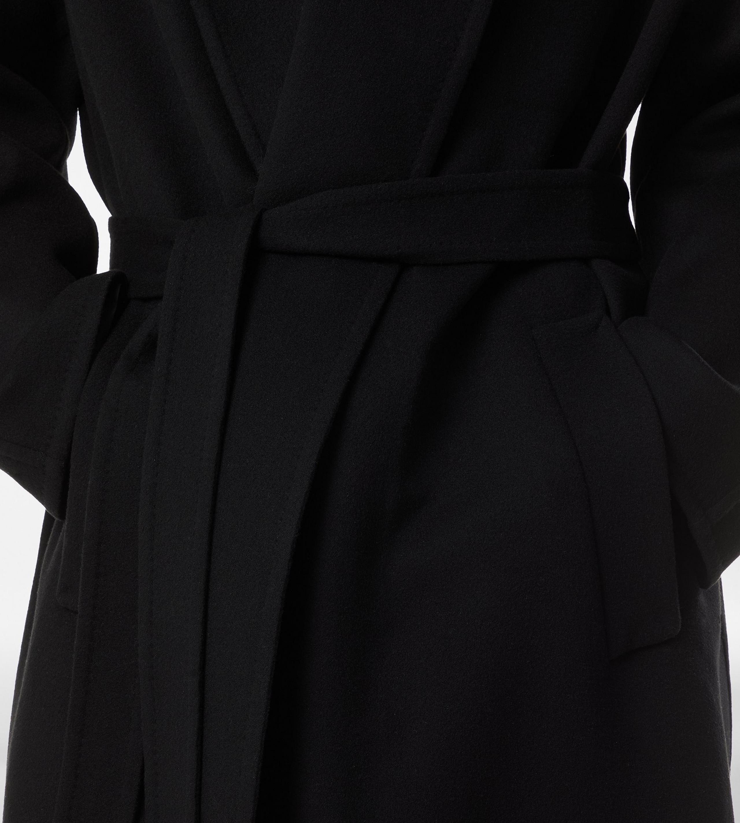 DOUBLE SPLITTABLE WOOL CASHMERE SHAWL COAT - 2