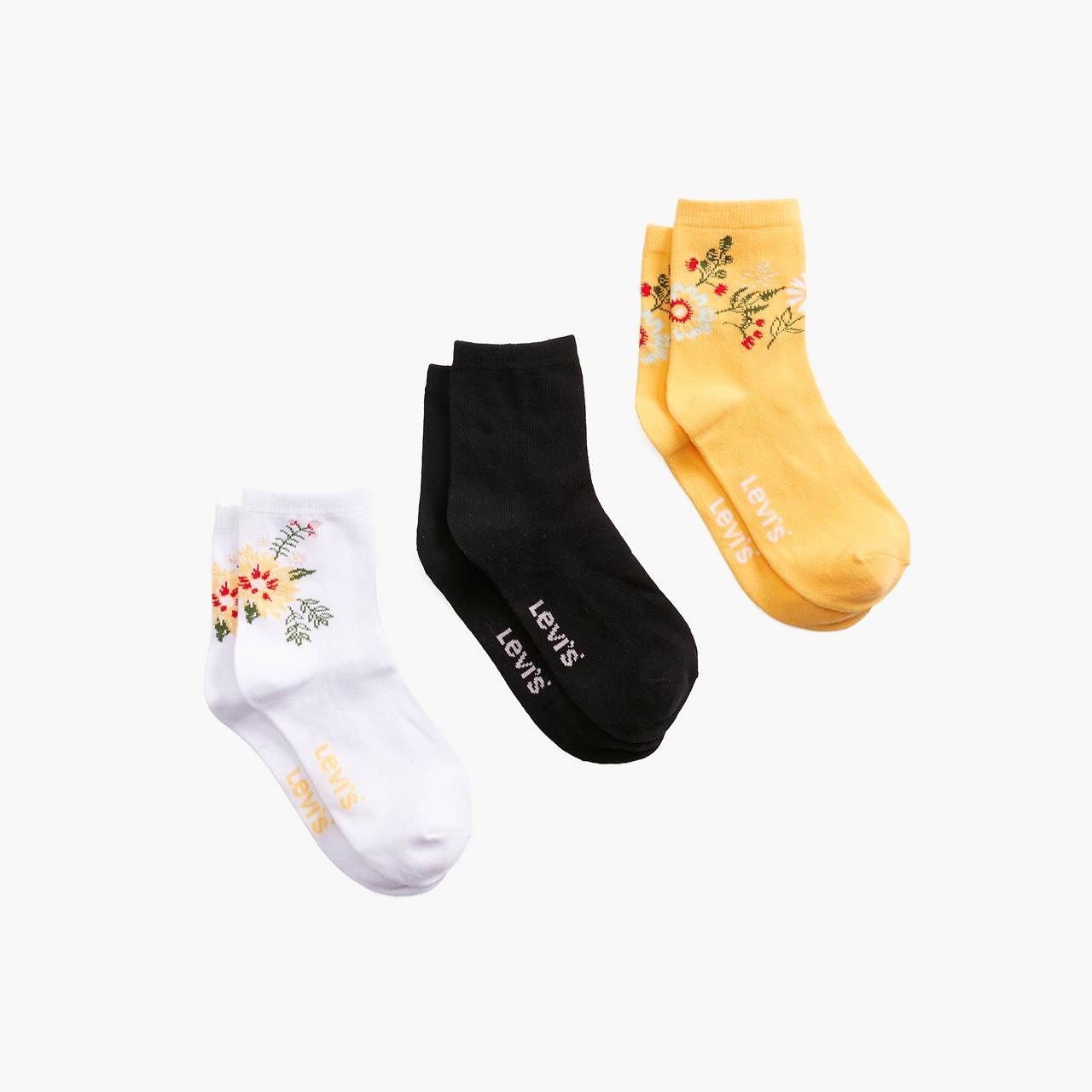 FLOWER FIELD SHORT SOCKS - 1