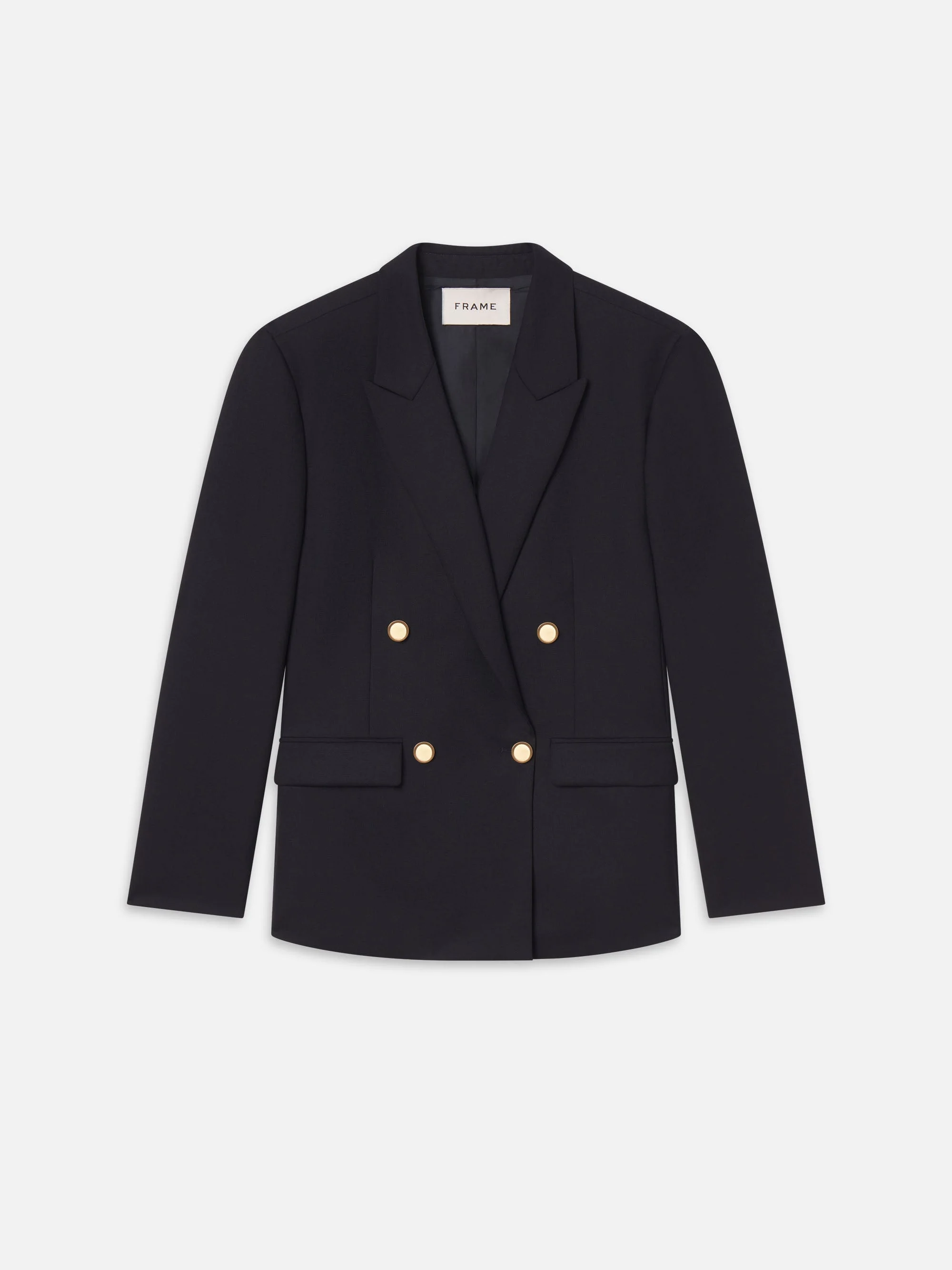 Double Breasted Blazer in Dark Navy - 1