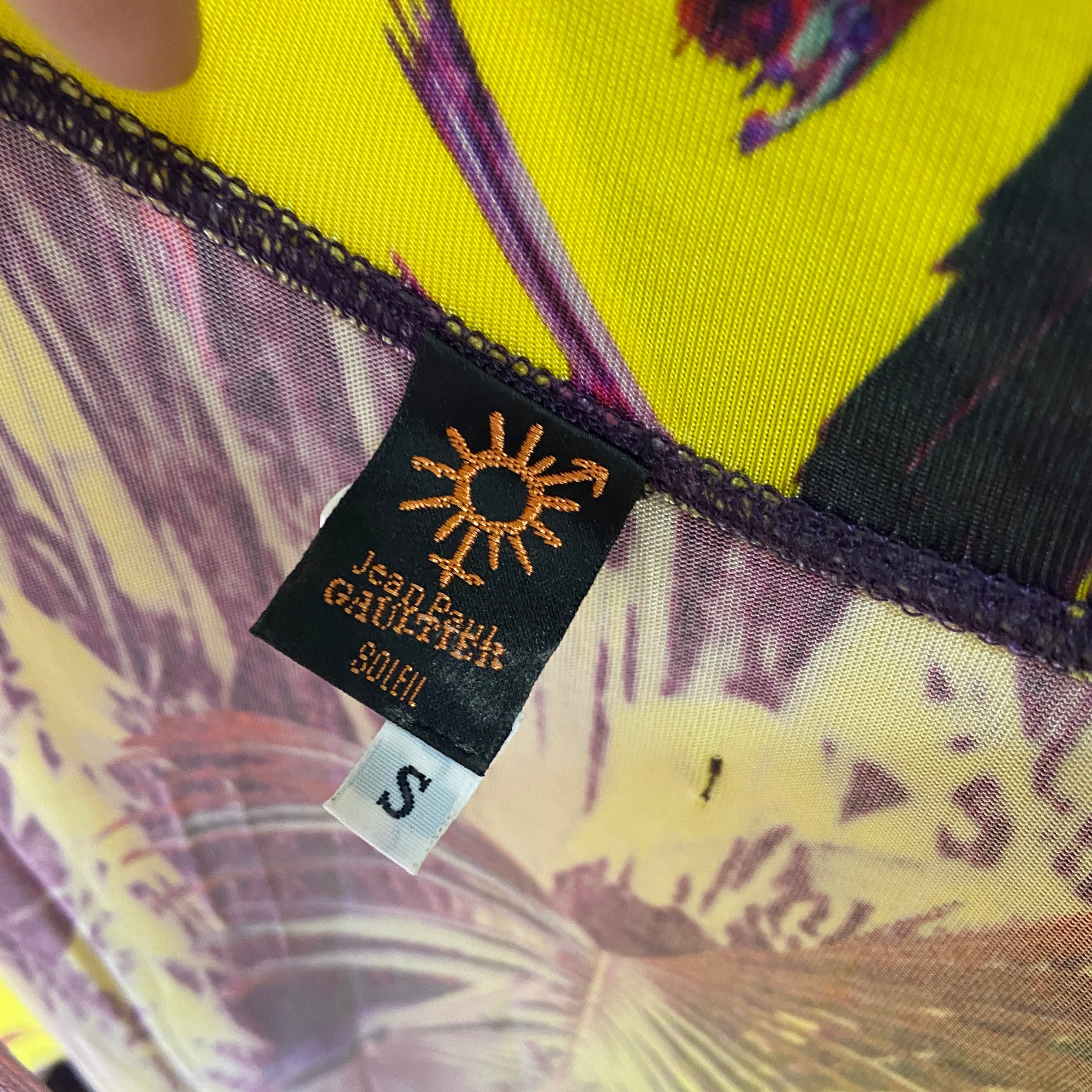 Jean paul gaultier rainforest print S - 10
