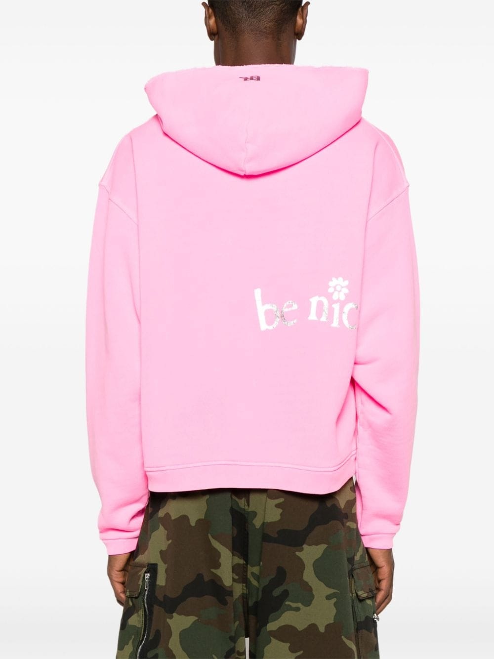 Venice-print cotton hoodie - 5