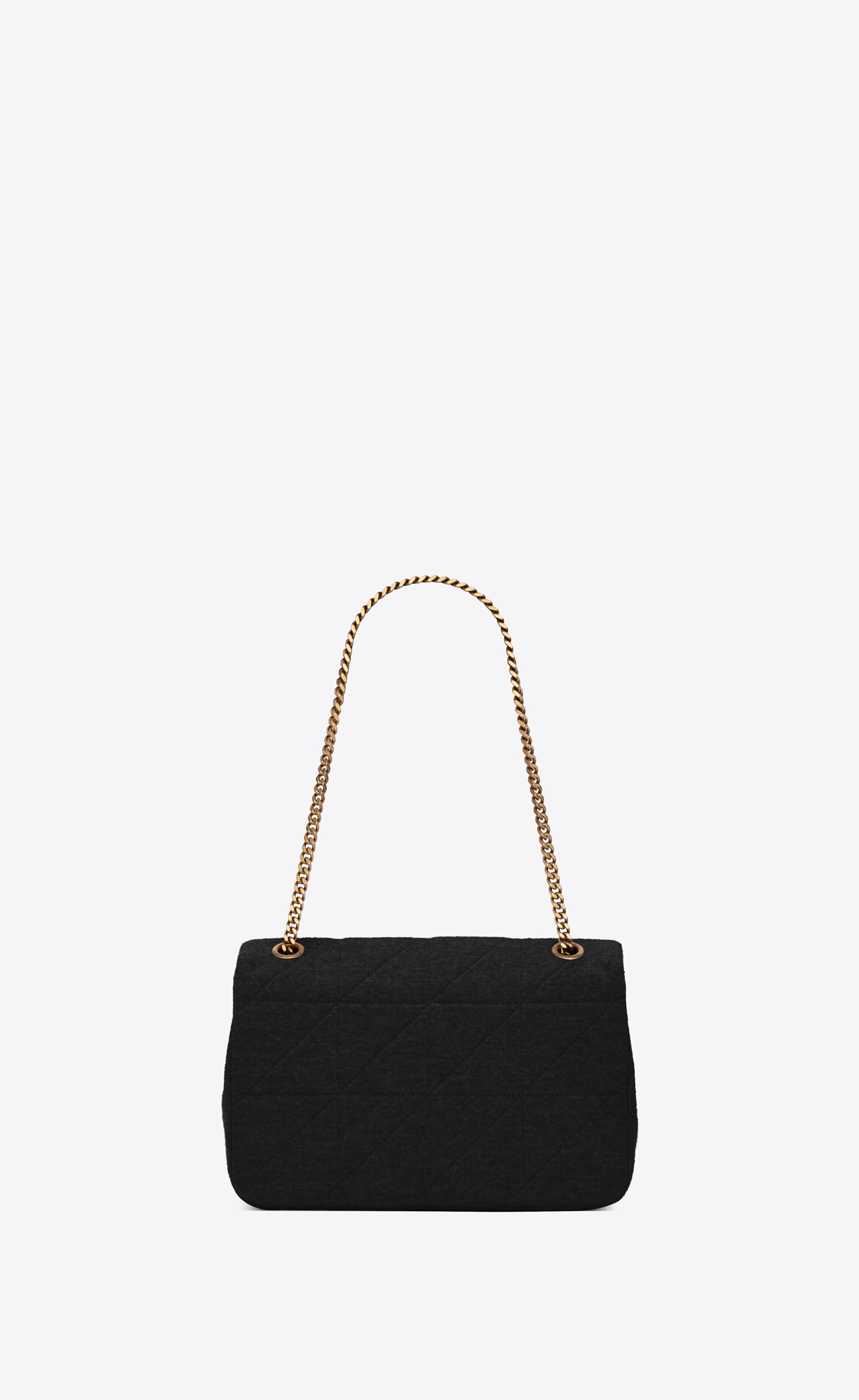 jamie medium chain bag "carré rive gauche" in jersey - 3