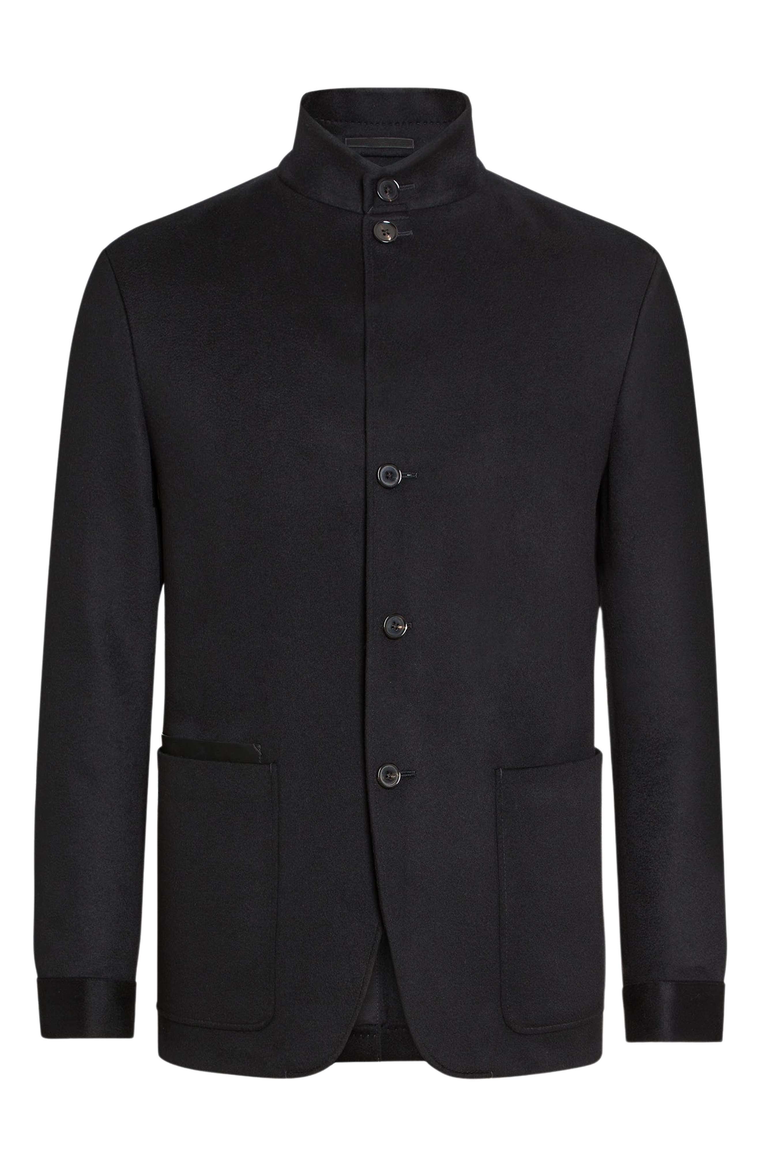 ZEGNA Oasi Cashmere II Conte Jacket in Black at Nordstrom - 4
