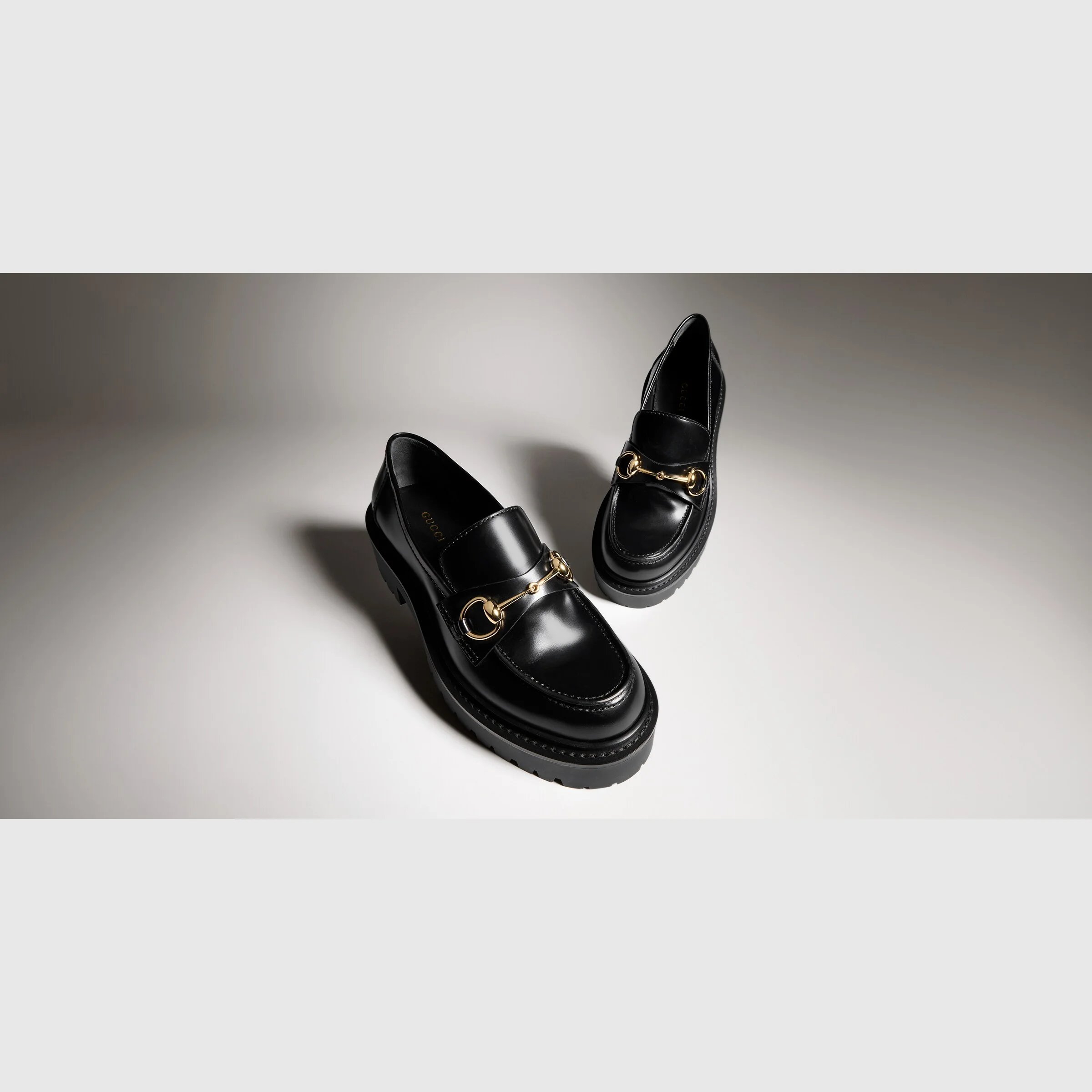 Women's loafer with Horsebit and lug sole - 1