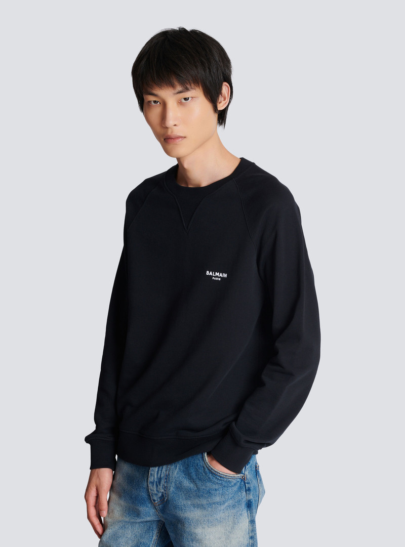 Balmain Paris flocked sweatshirt 6