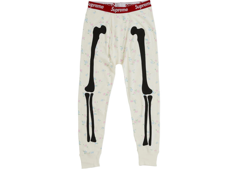 Supreme Supreme Hanes Bones Thermal Pant FW25 (1 Pack) Floral outlook