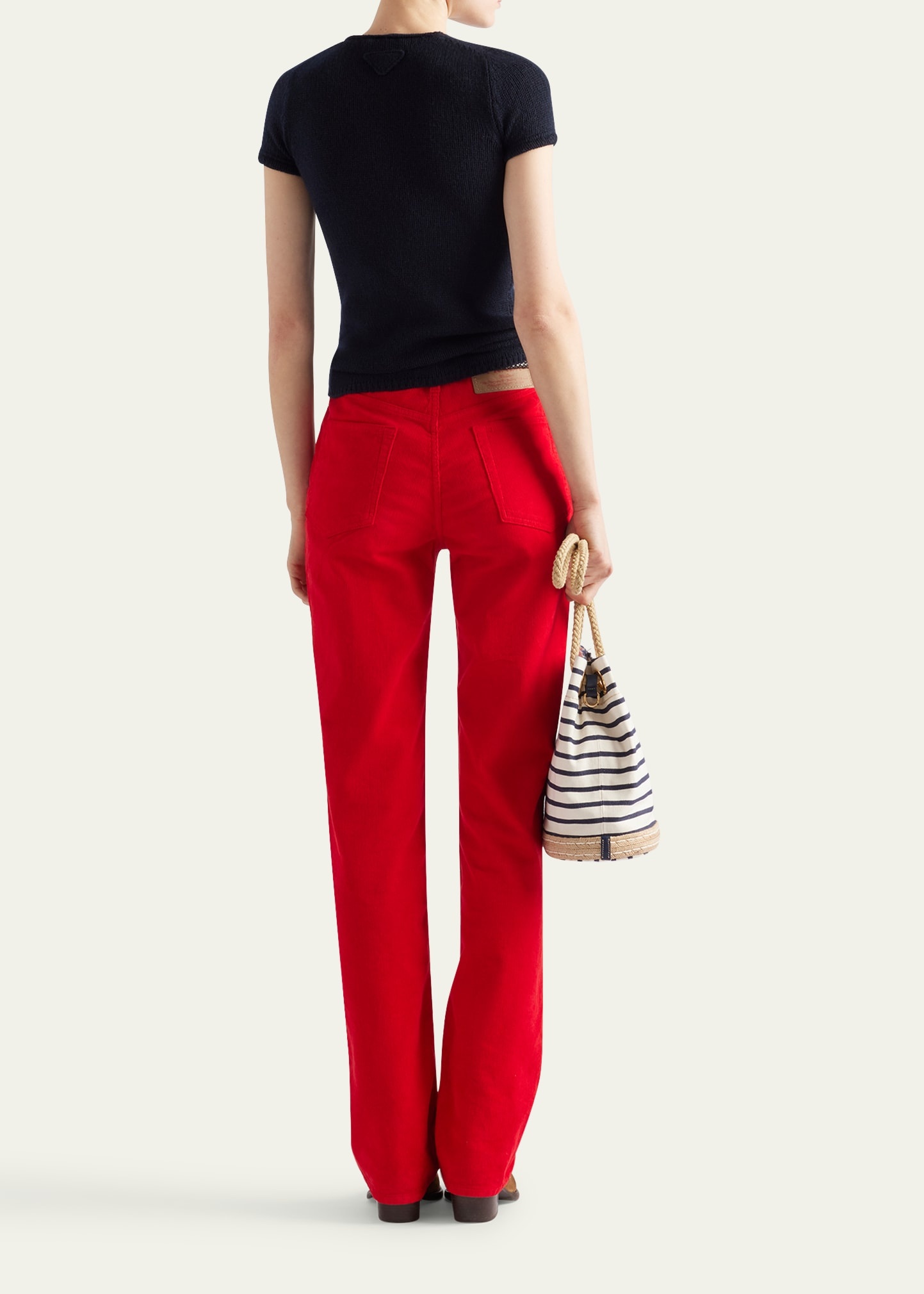 Short Sleeve Cashmere Sweater - 3