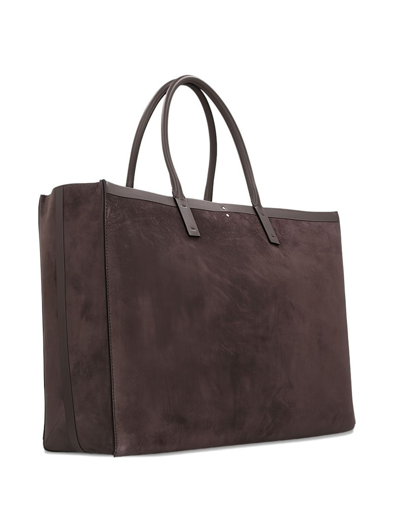Valentino VLogo suede tote bag outlook