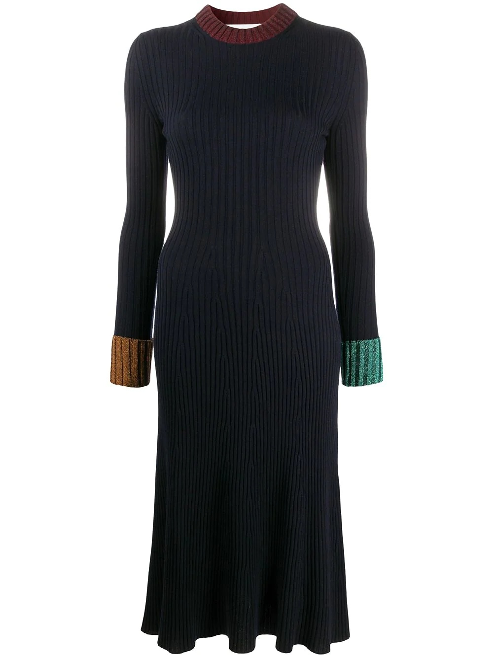 ribbed jumper dress - 1