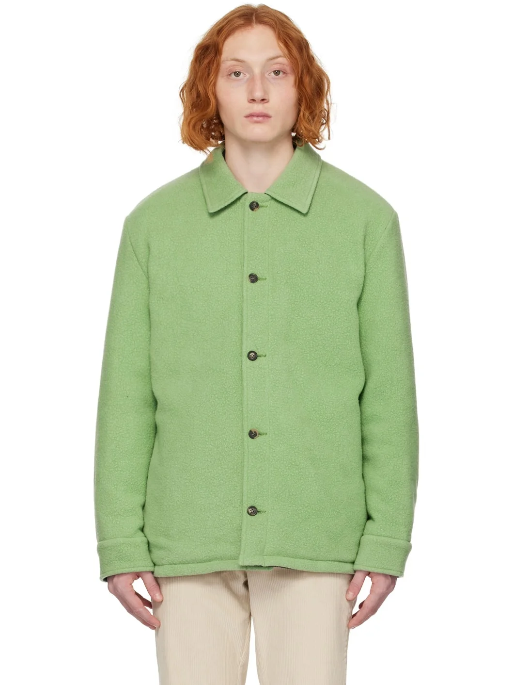 Green Argus Reversible Jacket - 1