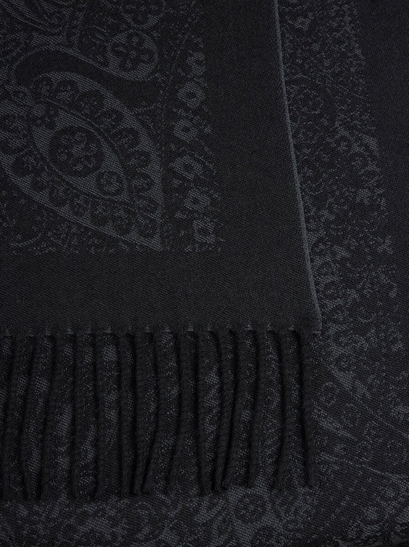 Etro WOOL JACQUARD SCARF WITH FLORAL PAISLEY MOTIF outlook
