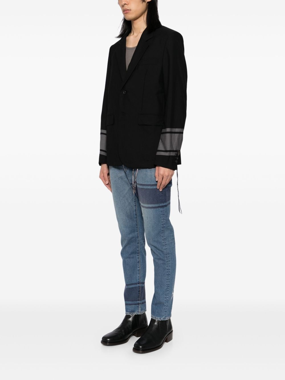 wool blazer - 3