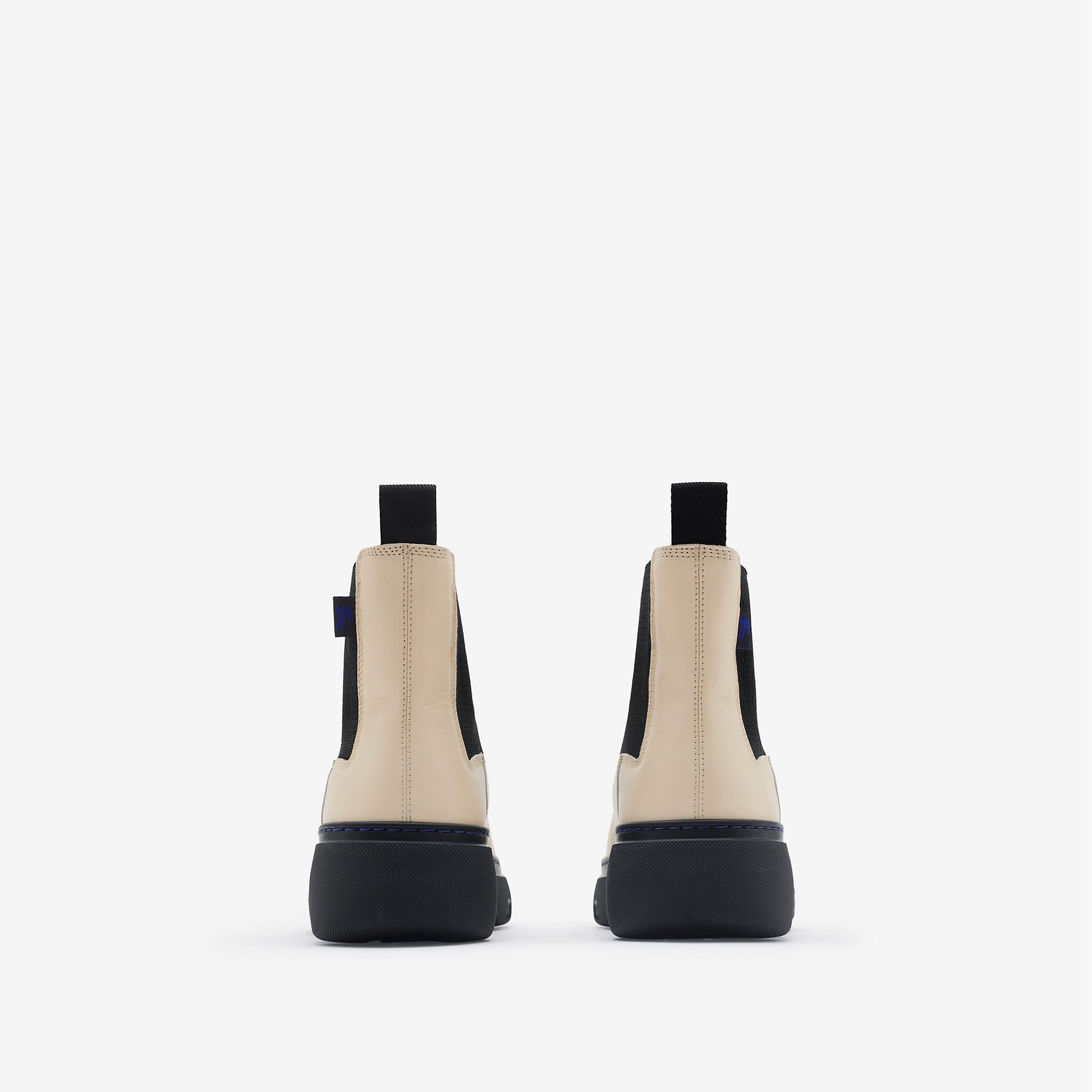 Leather Creeper Low Chelsea Boots - 4