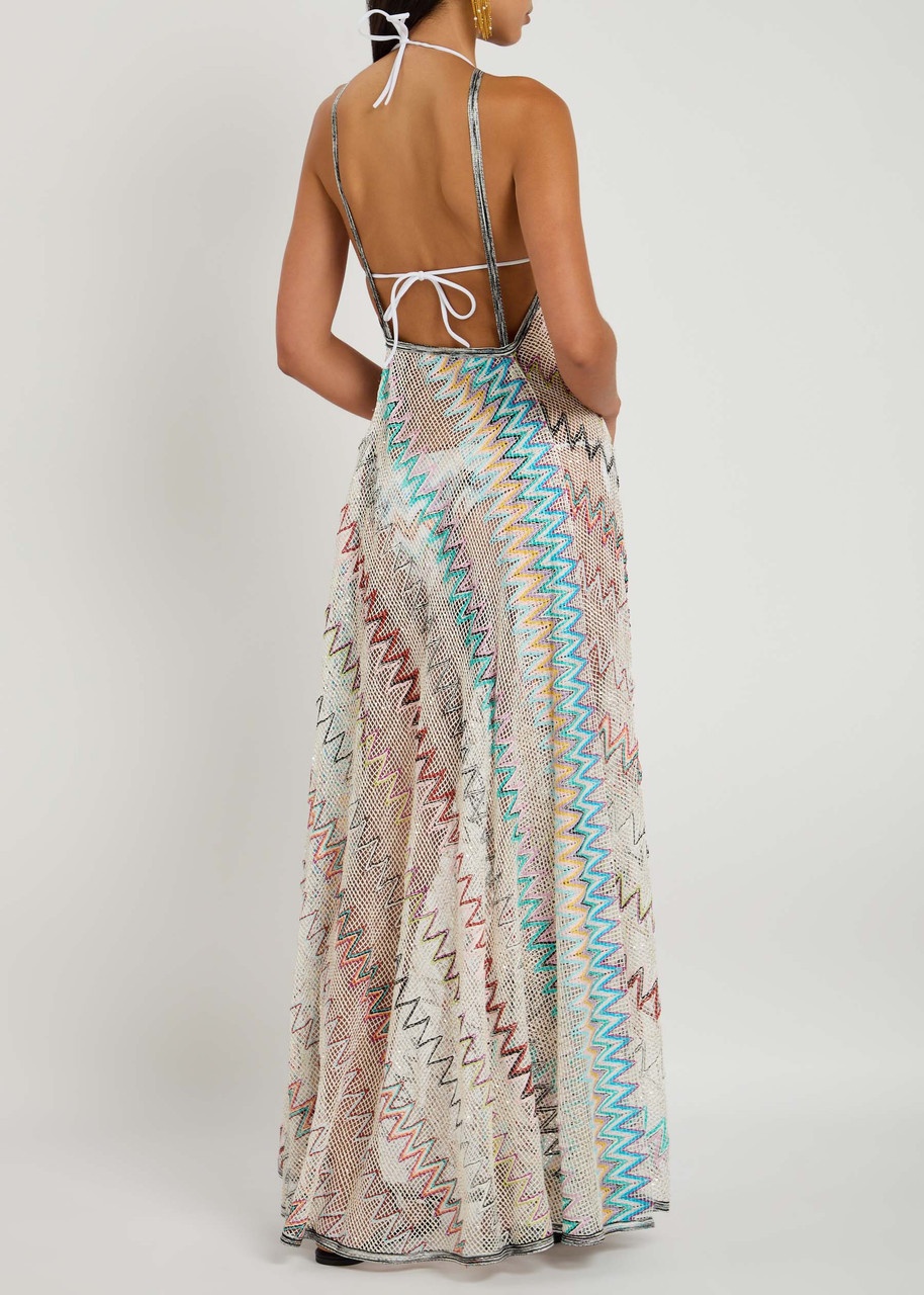 Missoni Zigzag Intarsia Open-knit Maxi Dress - 3