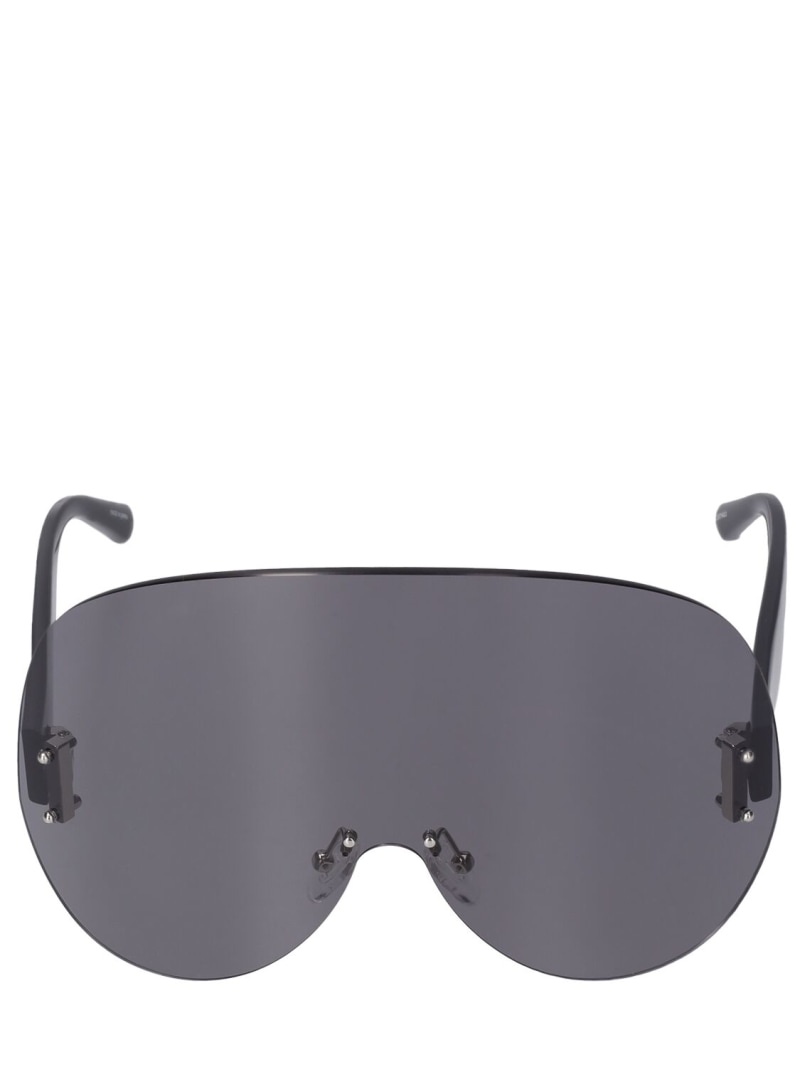Karl oversize mask acetate sunglasses - 1