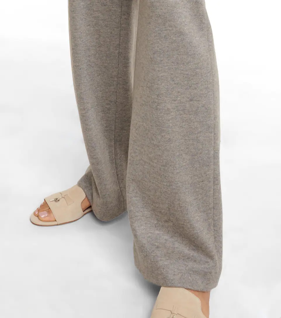 Cross cashmere-blend sweatpants - 5