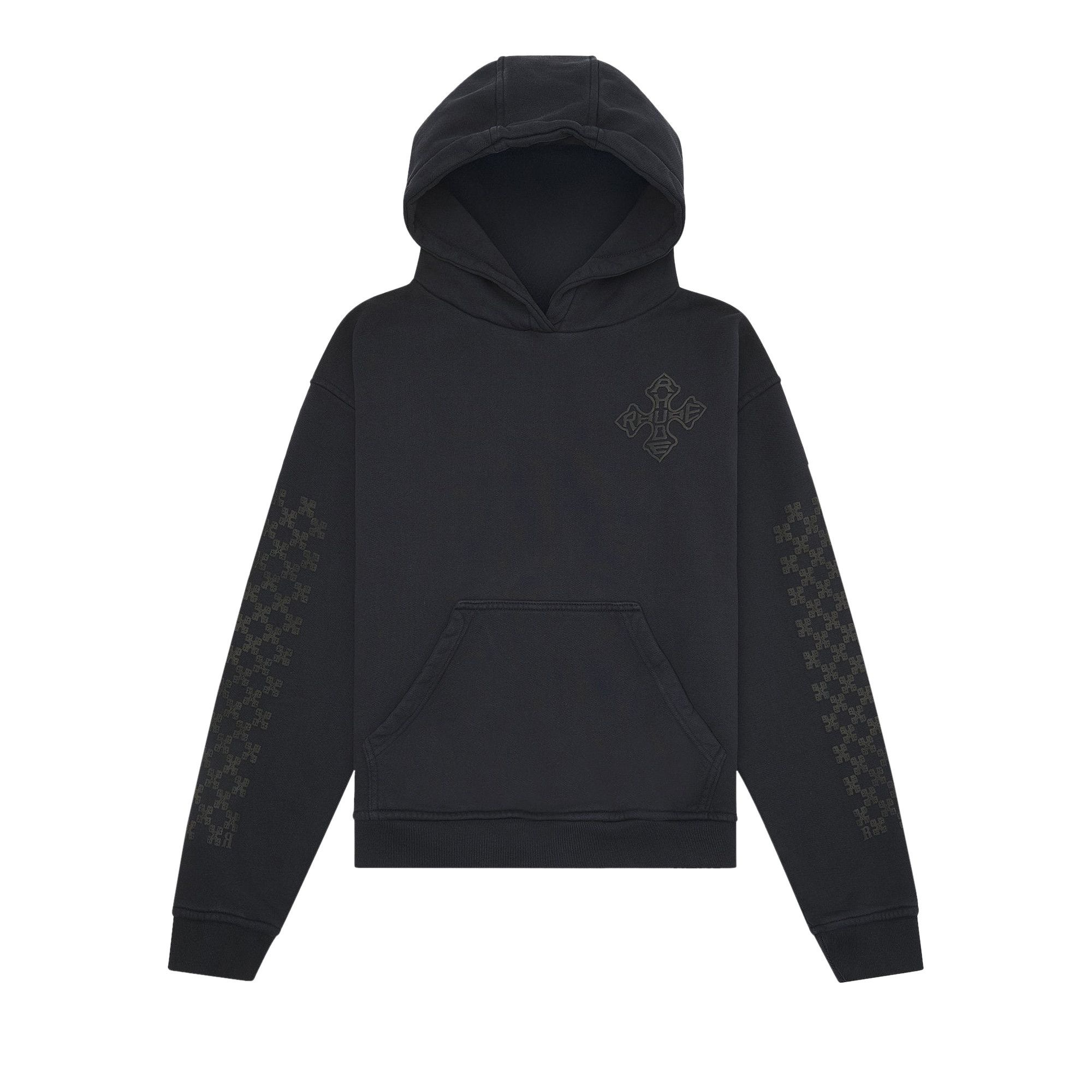 Rhude Cross Logo Hoodie 'Vintage Black' - 1