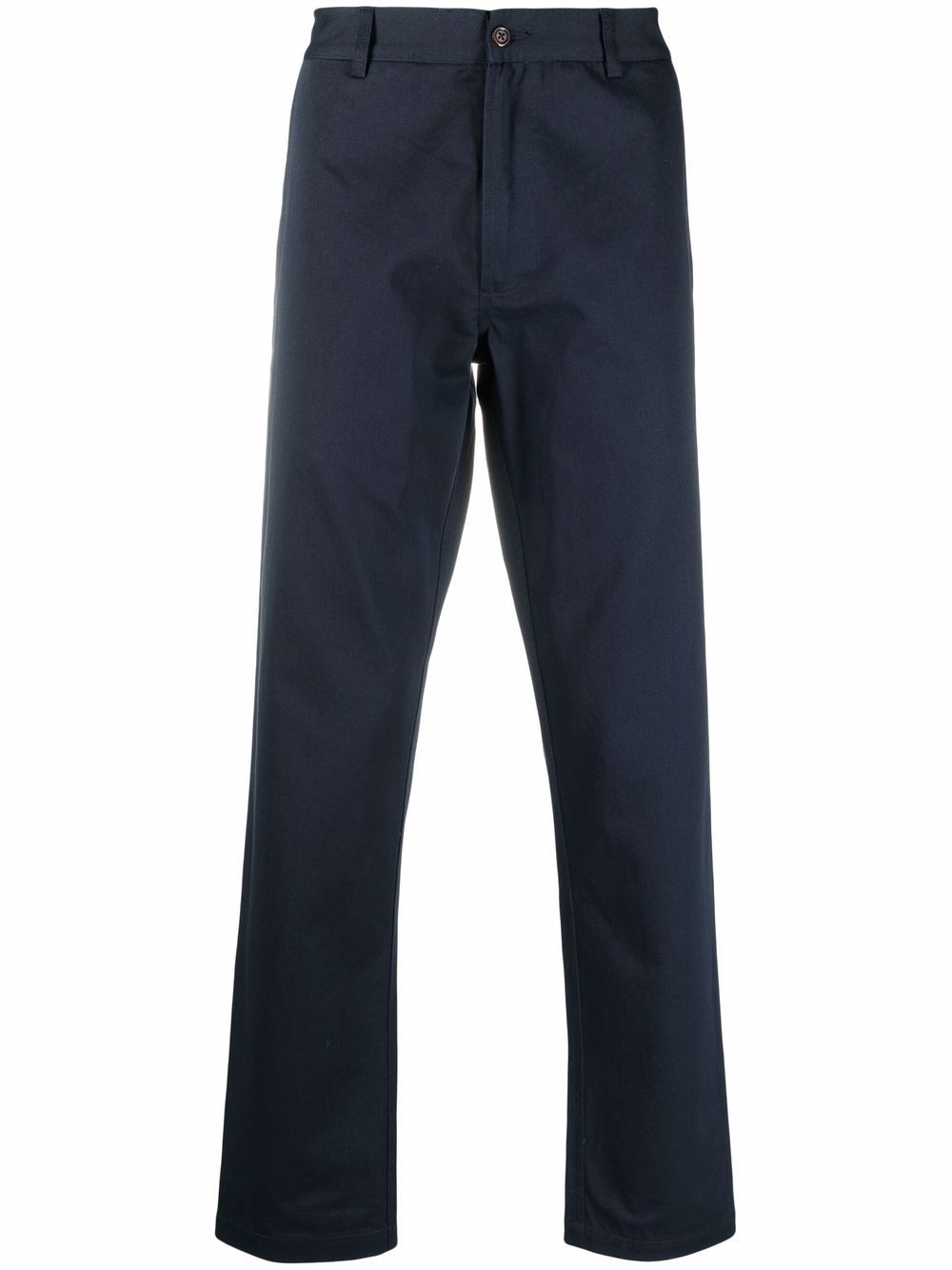 high-rise straight-leg trousers - 1