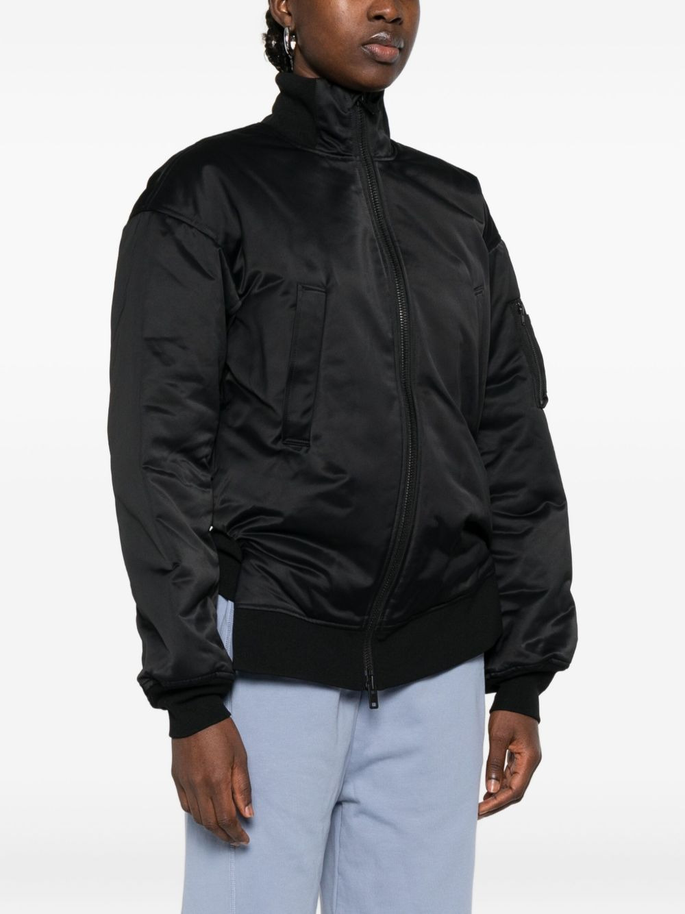 long-sleeved bomber jacket - 3