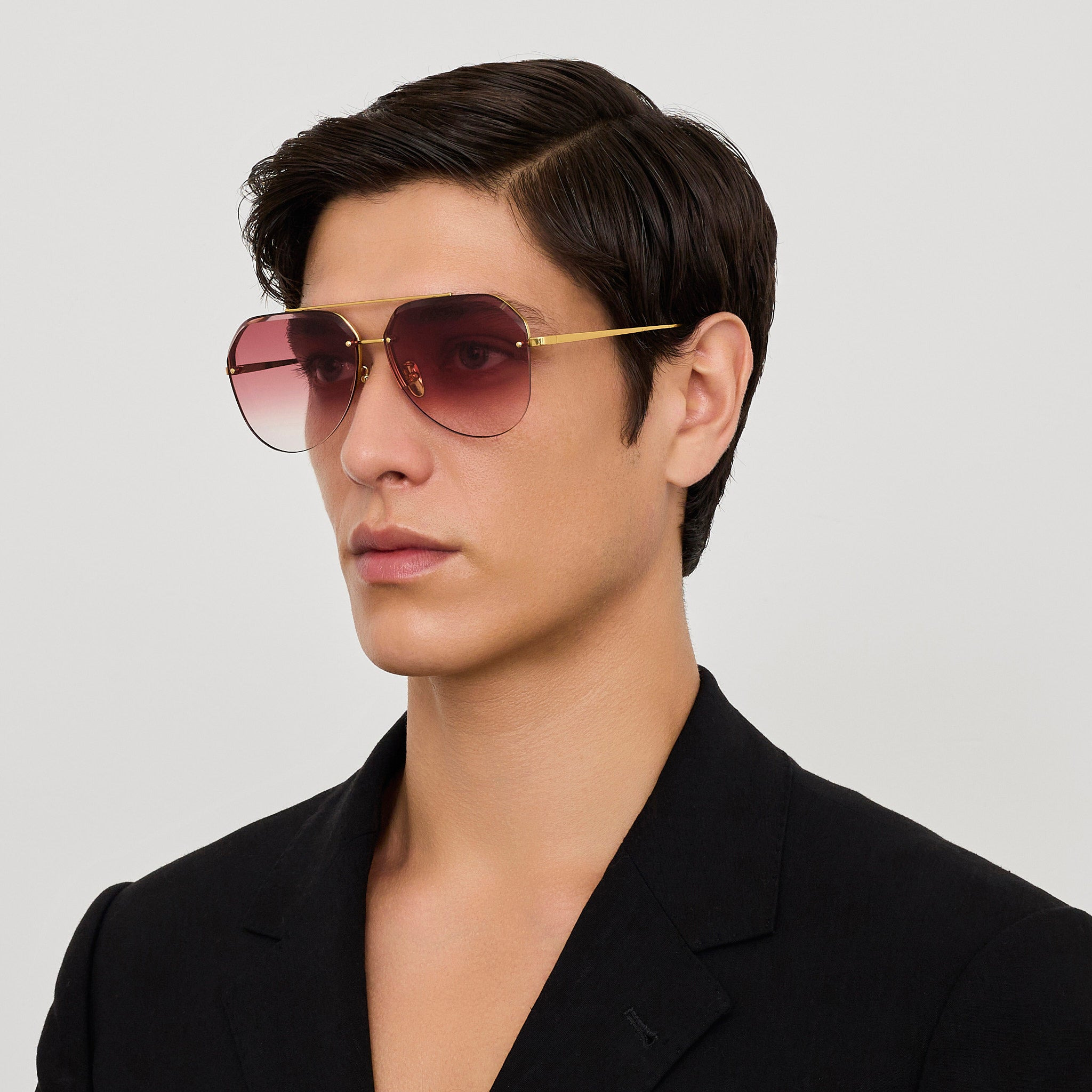 Quynh Sunglasses in Red and Gold - 4