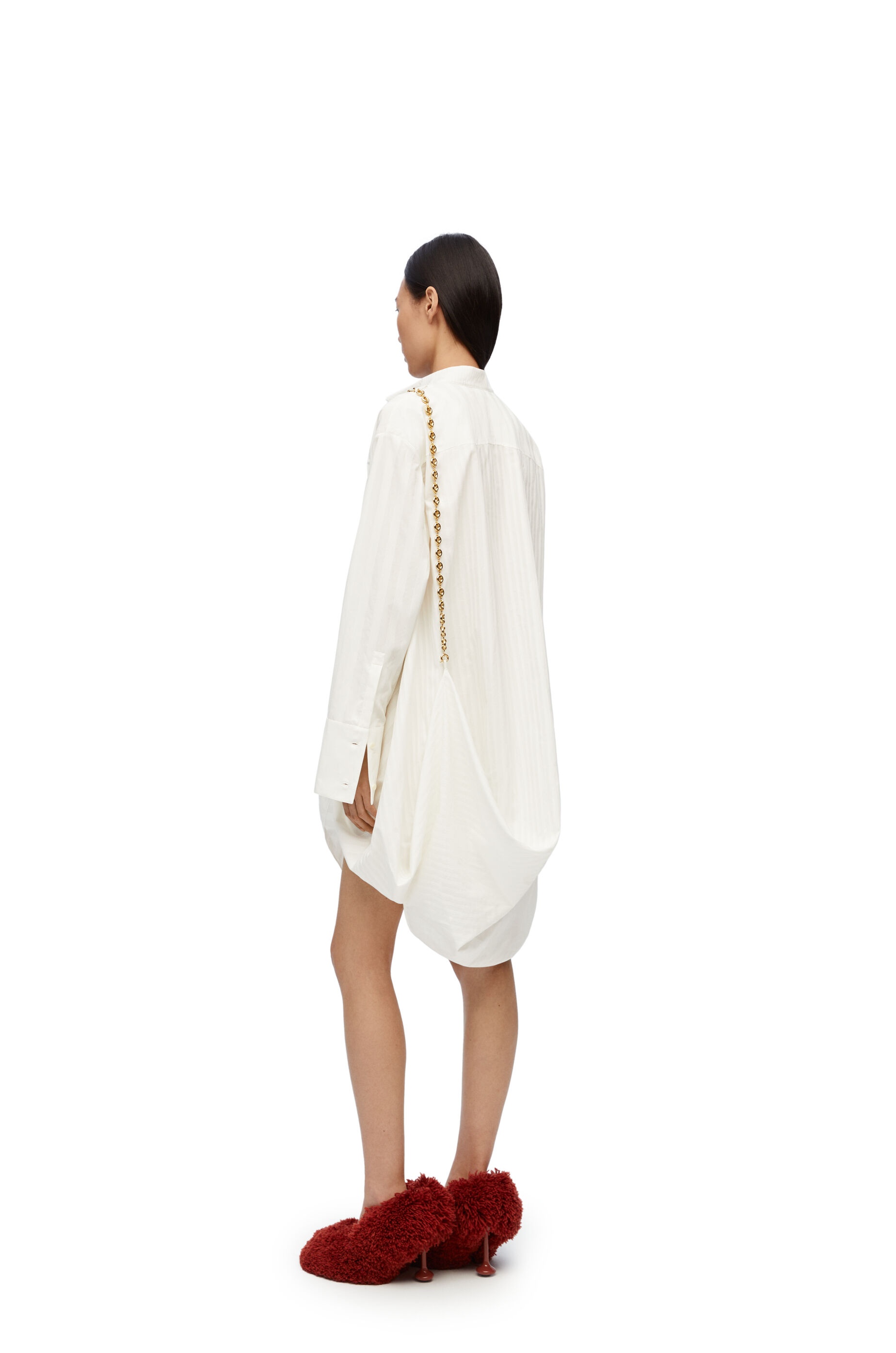 Loewe Chain shirt dress in cotton | REVERSIBLE