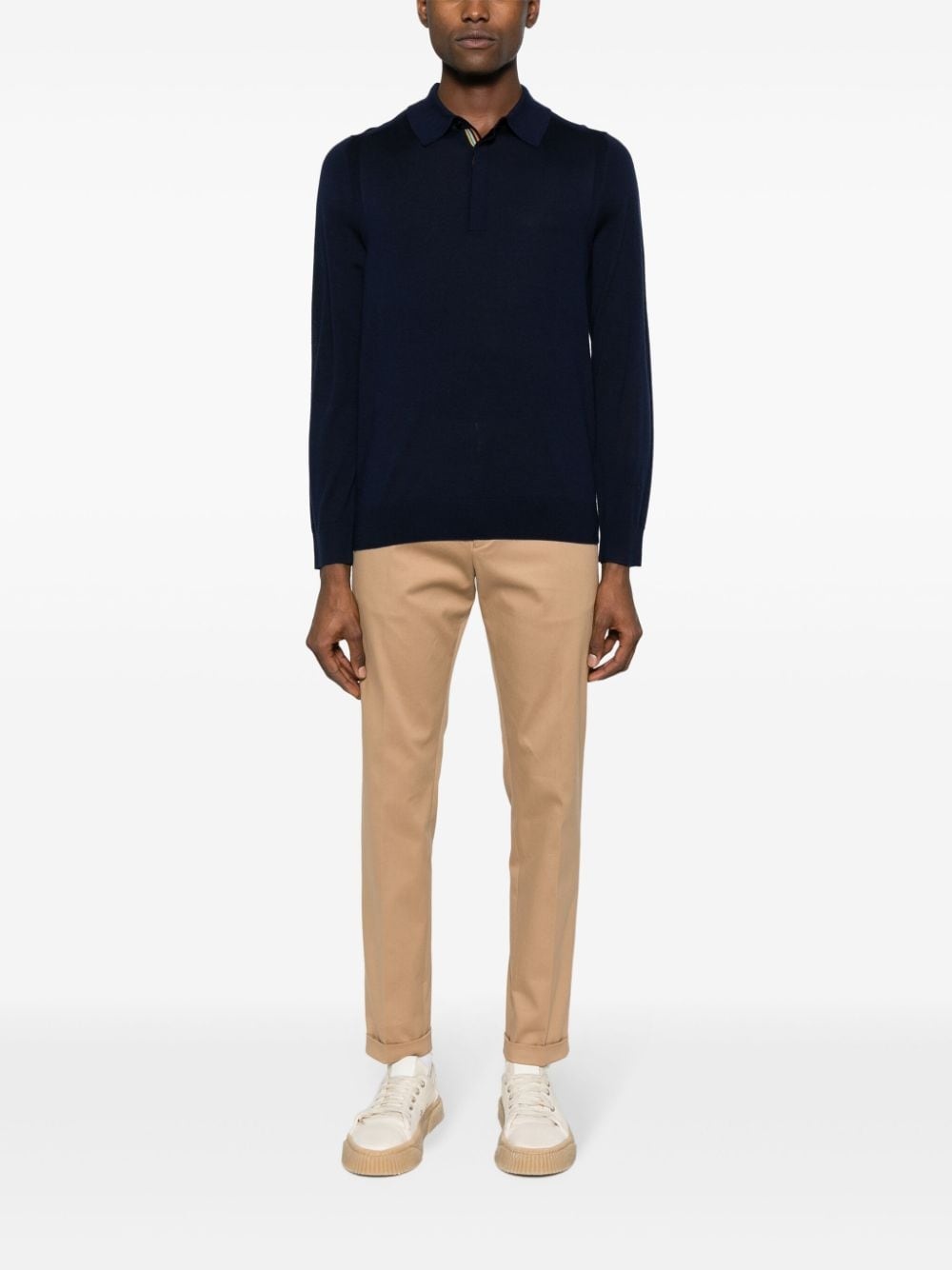 merino-wool polo shirt - 2