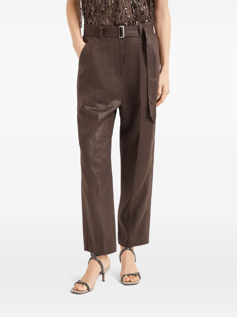 belted trousers - 3