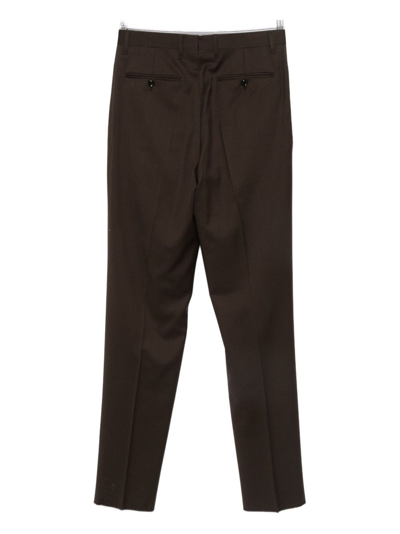 LARDINI pleated straight-leg trousers outlook