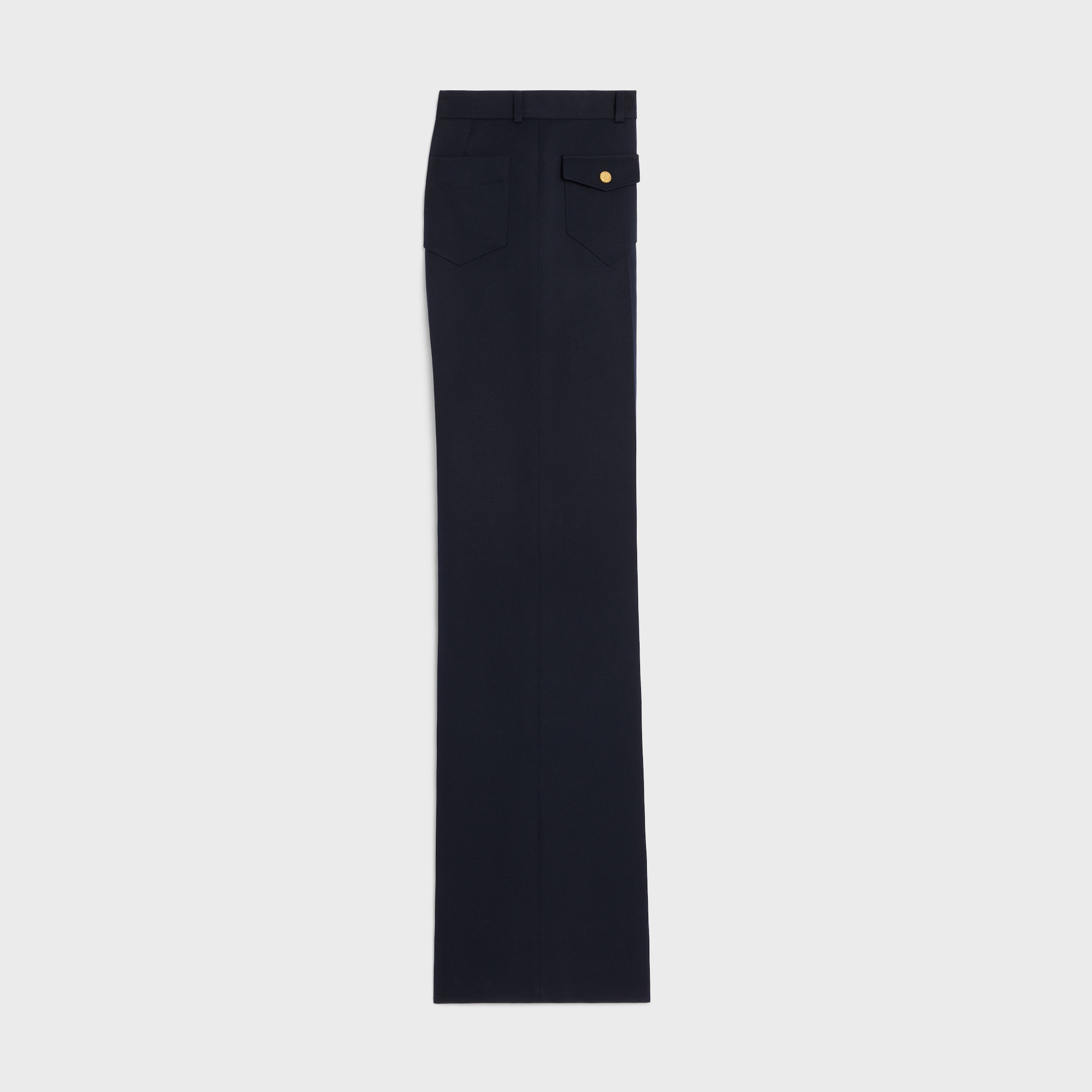 pants IN DIAGONAL WOOL - 2