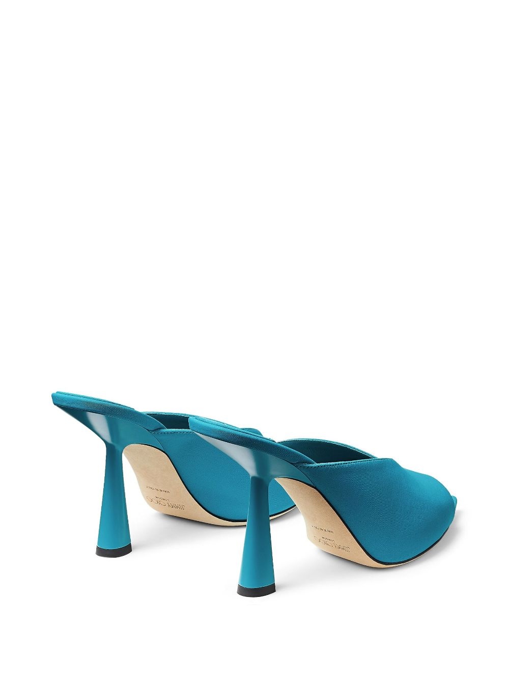 Maryanne 100mm peep-toe mules - 3