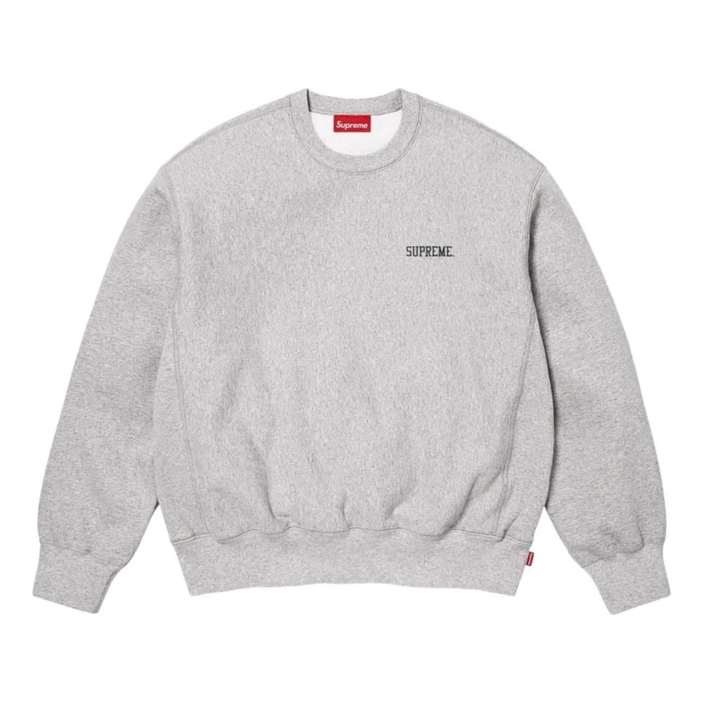 Supreme SS26 Washed Crewneck 'Heather Grey' SUP-SS26-304-GRY - 1