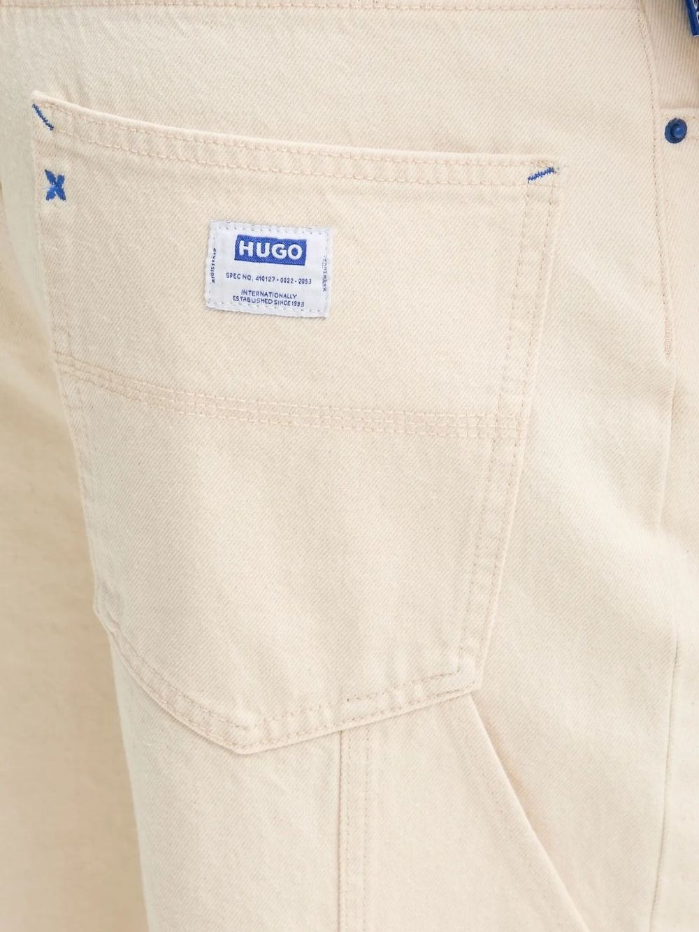 utility-pocket straight-leg jeans - 3